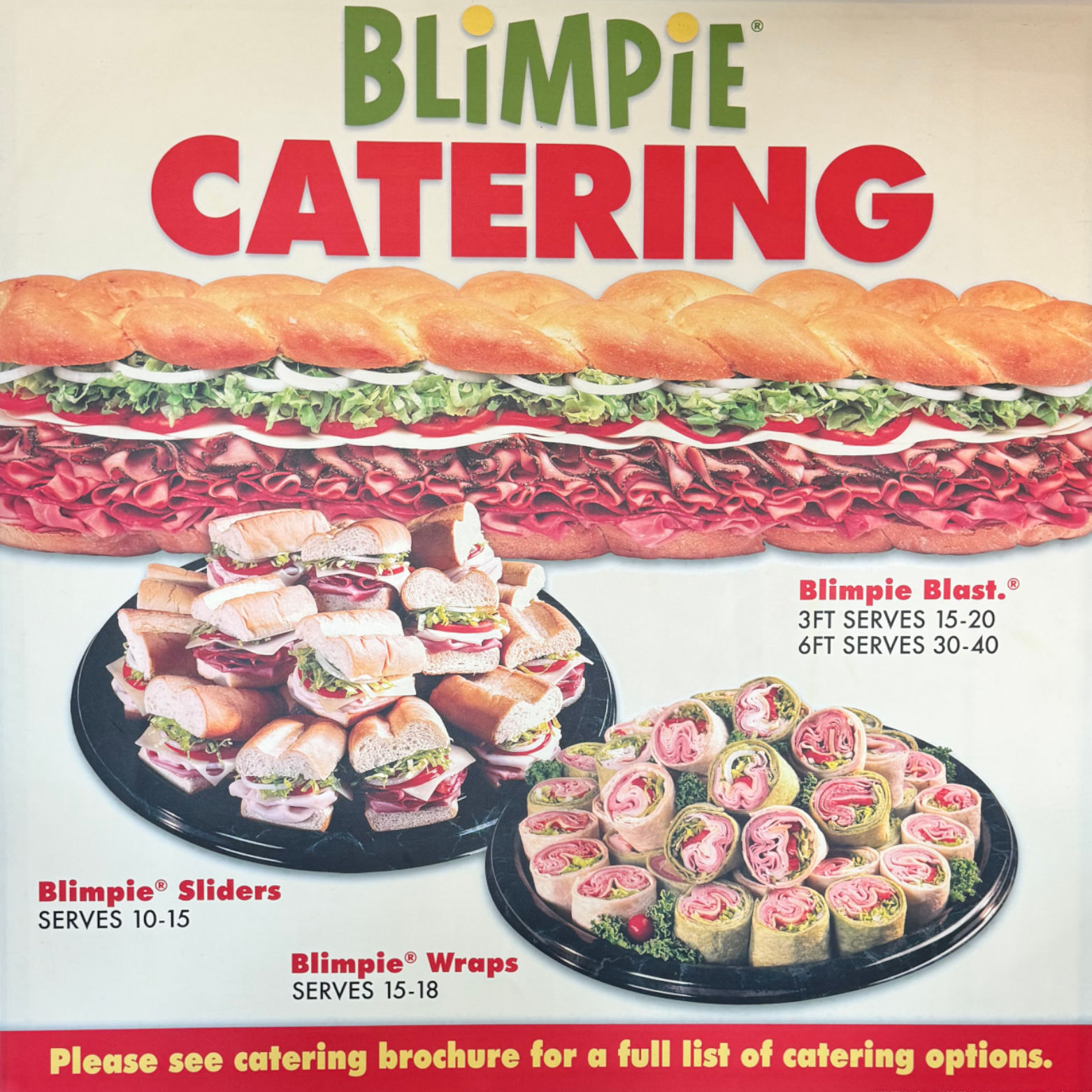 Blimpie Catering