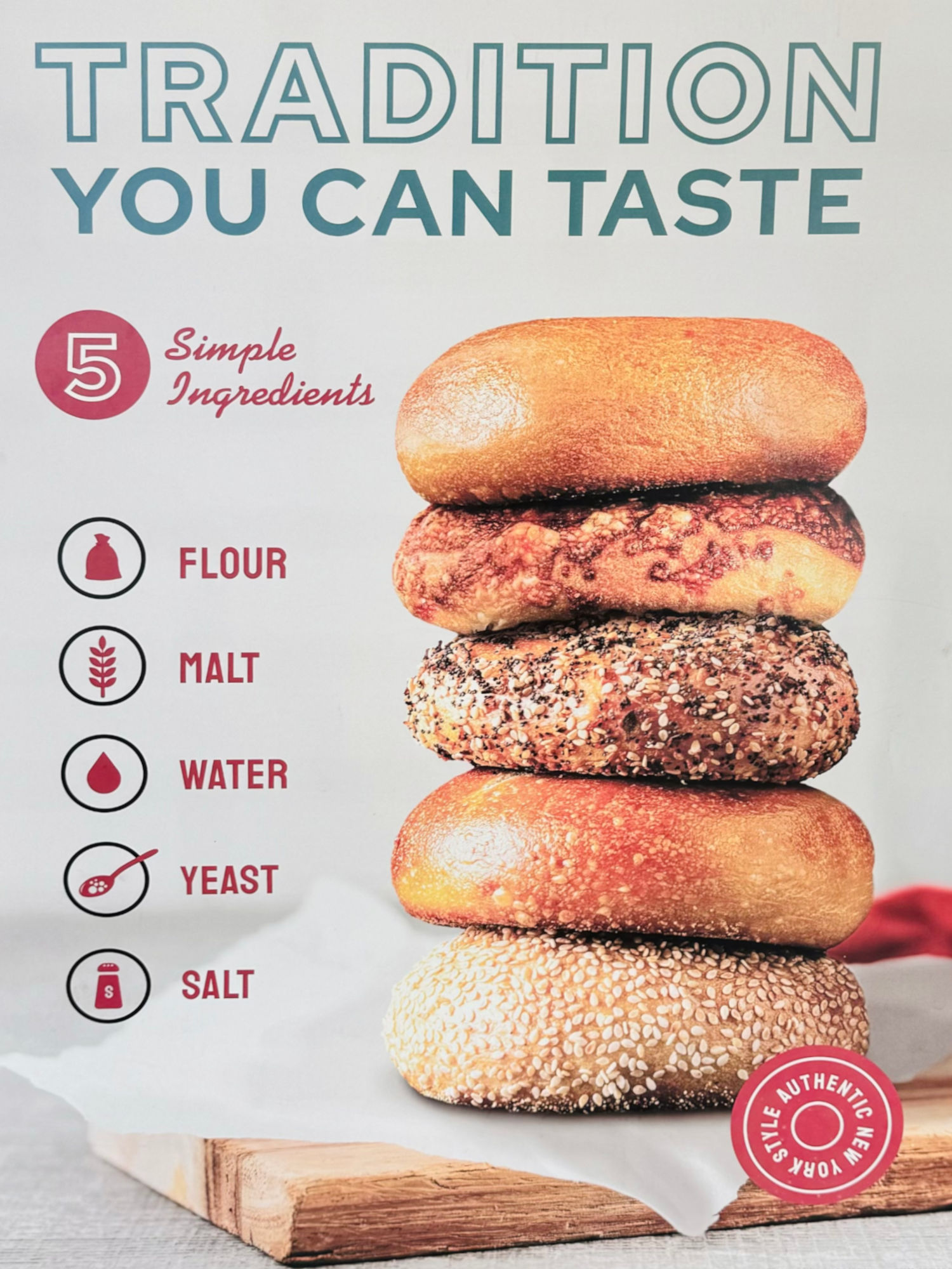 Bruegger's 5 Simple Ingredients