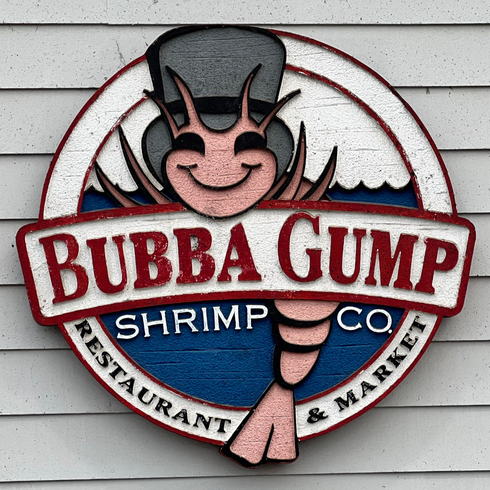 Bubba Gump Shrimp Co Wood Sign