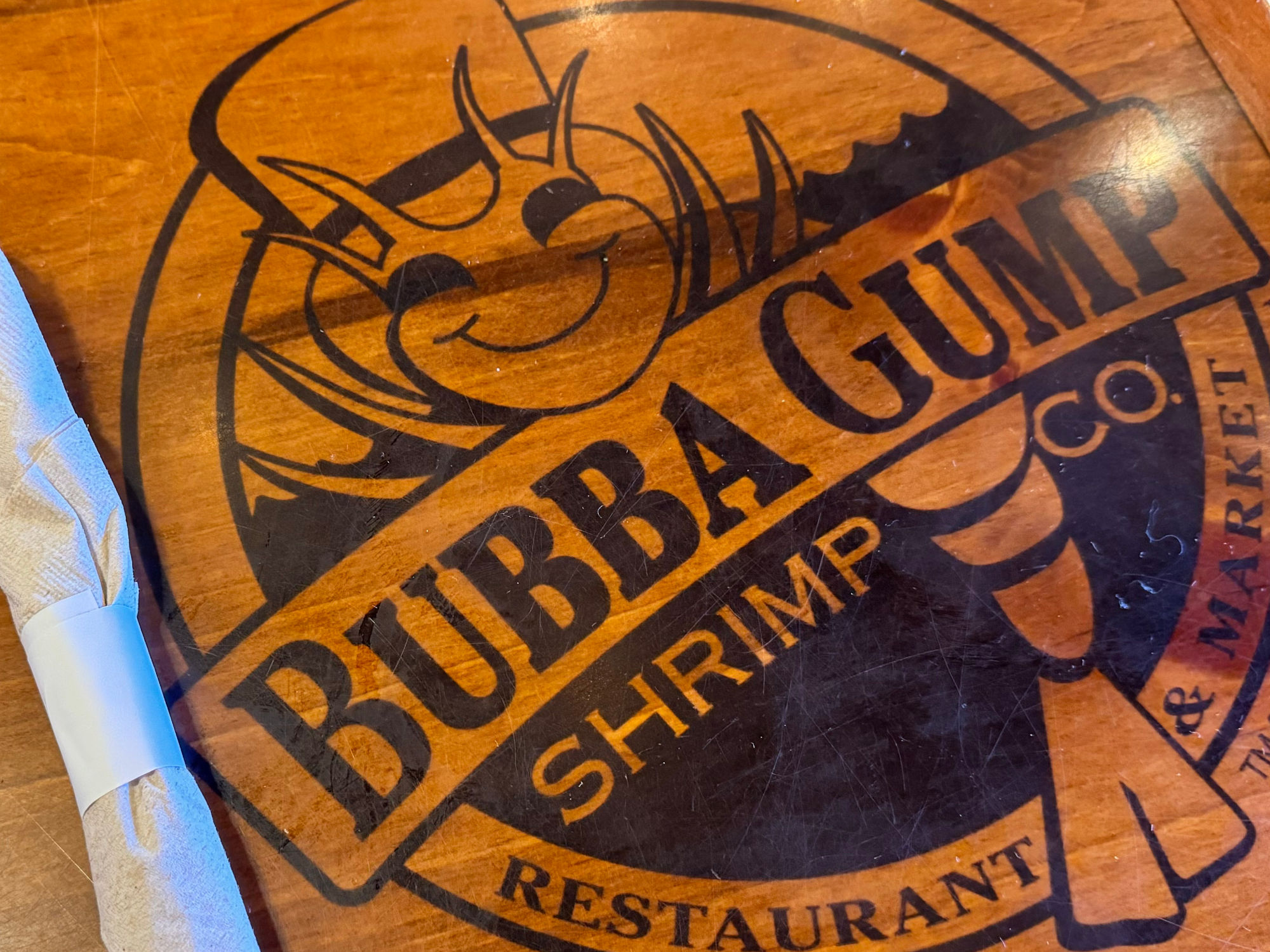 Bubba Gump Table
