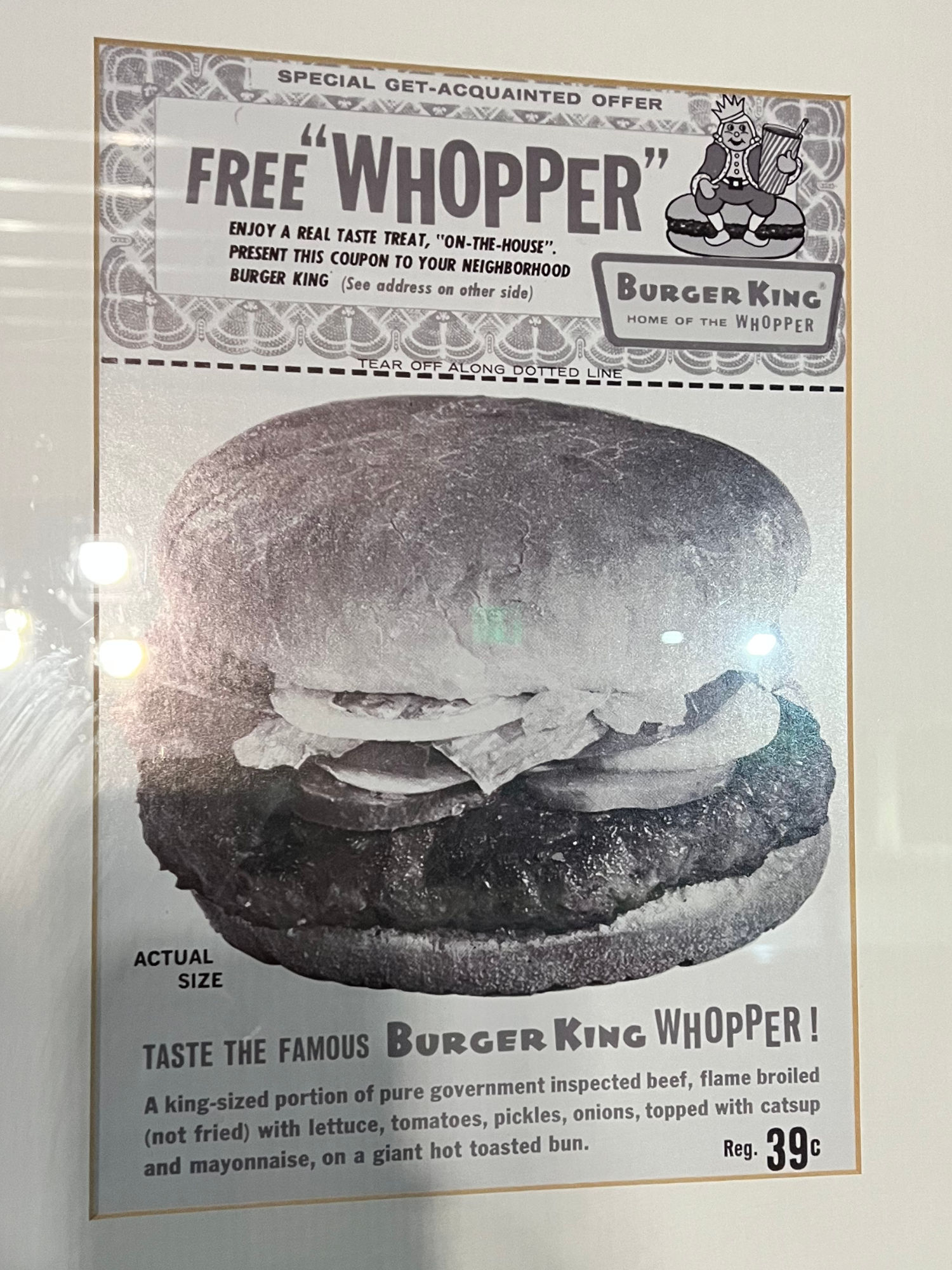 Burger King Famous Whopper