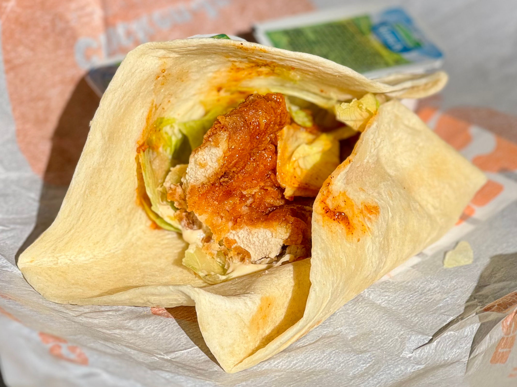 Burger King Fiery Royal Crispy Wrap