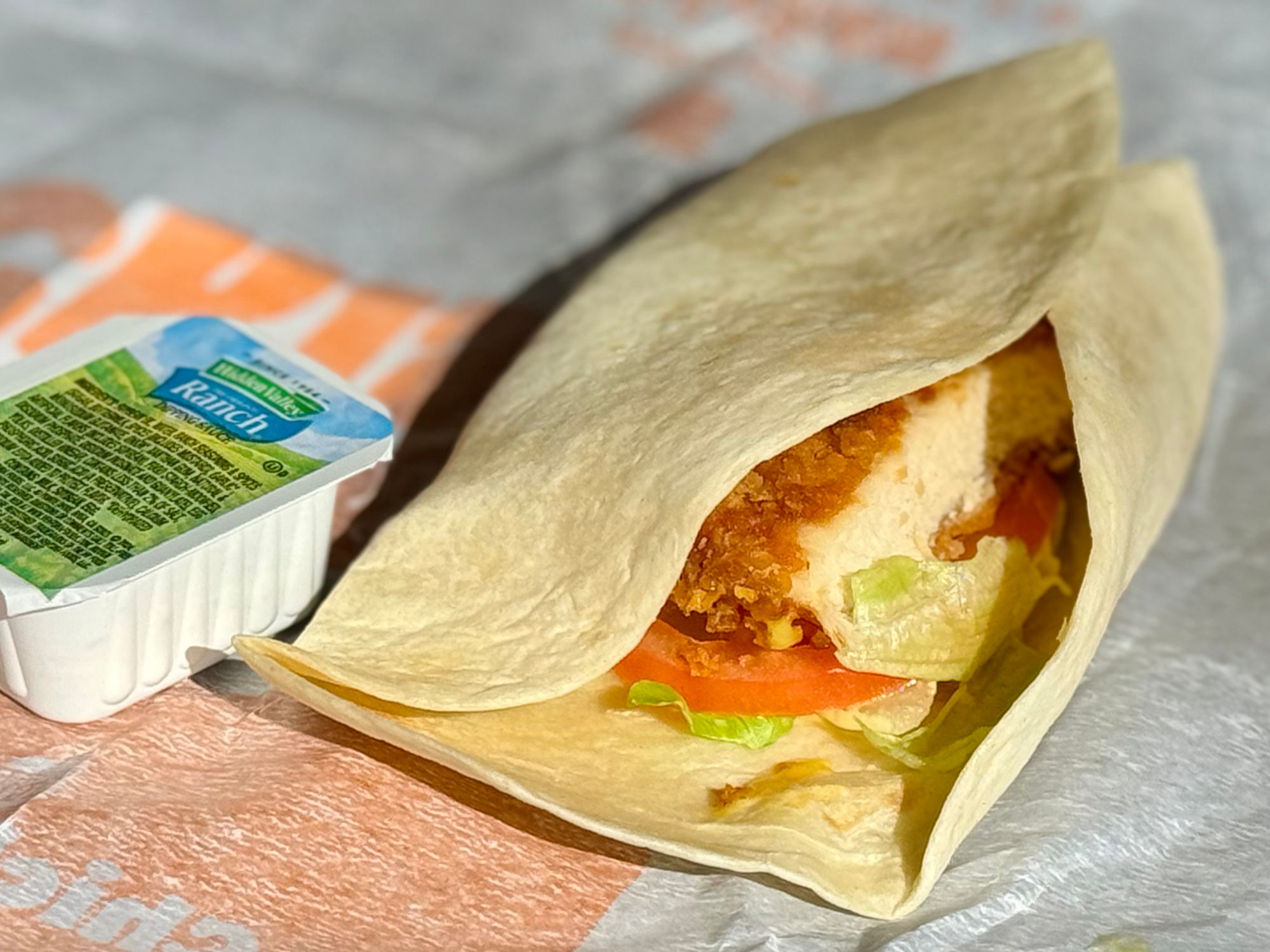 Burger King Honey Mustard Royal Crispy Wrap