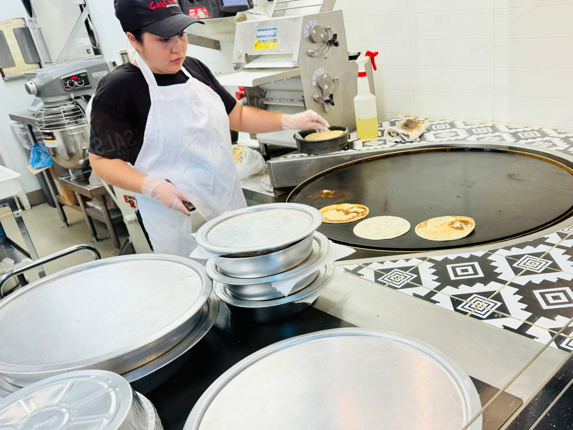 Cafe Rio Making Tortillas