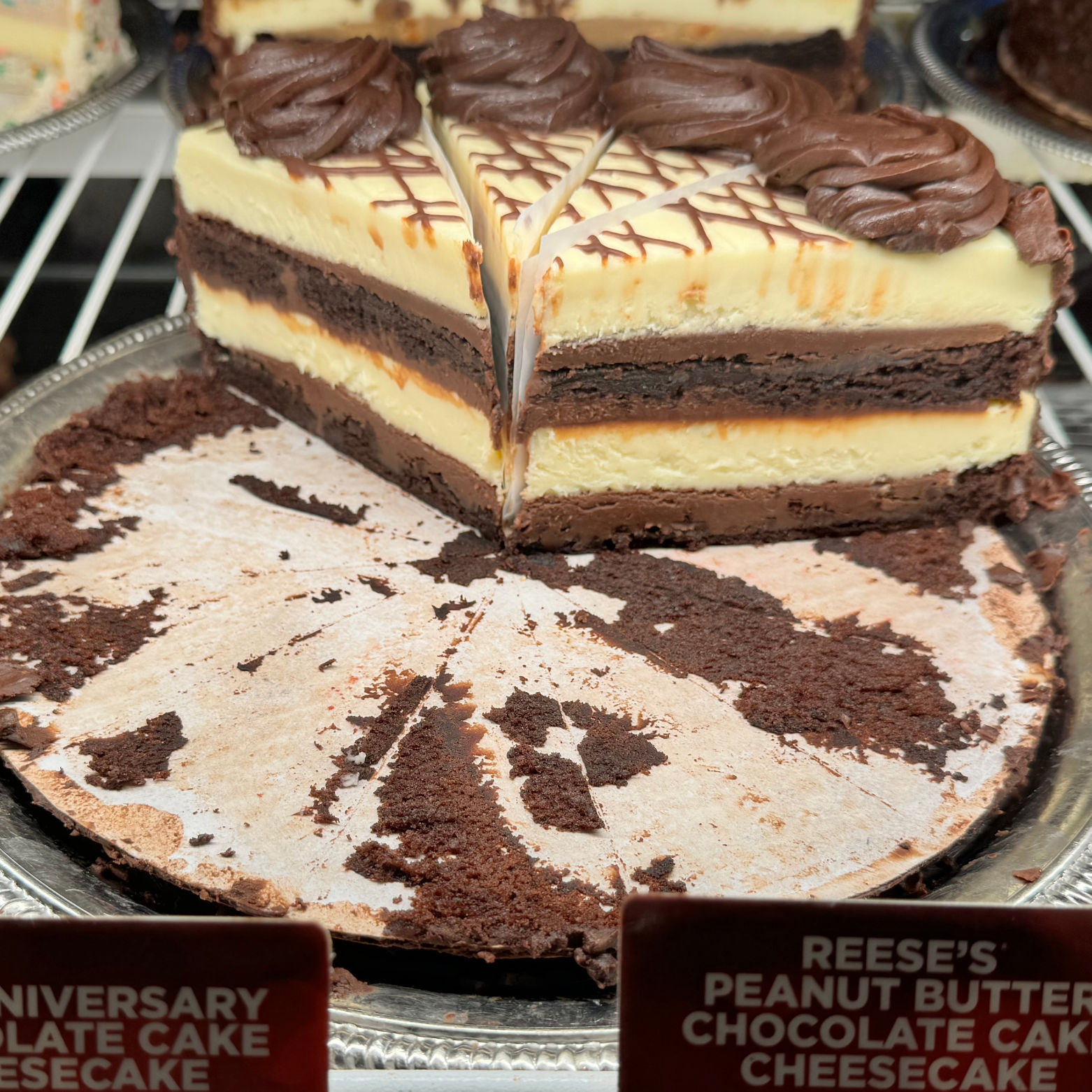 Cheesecake Factory 30th Anniversary Chocolate Cake Cheesecake