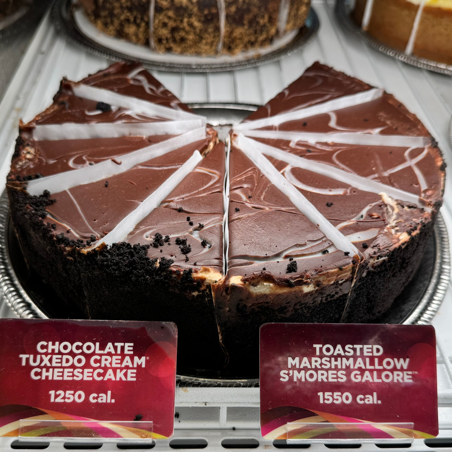 Cheesecake Factory Chocolate Tuxedo Cream Cheesecake