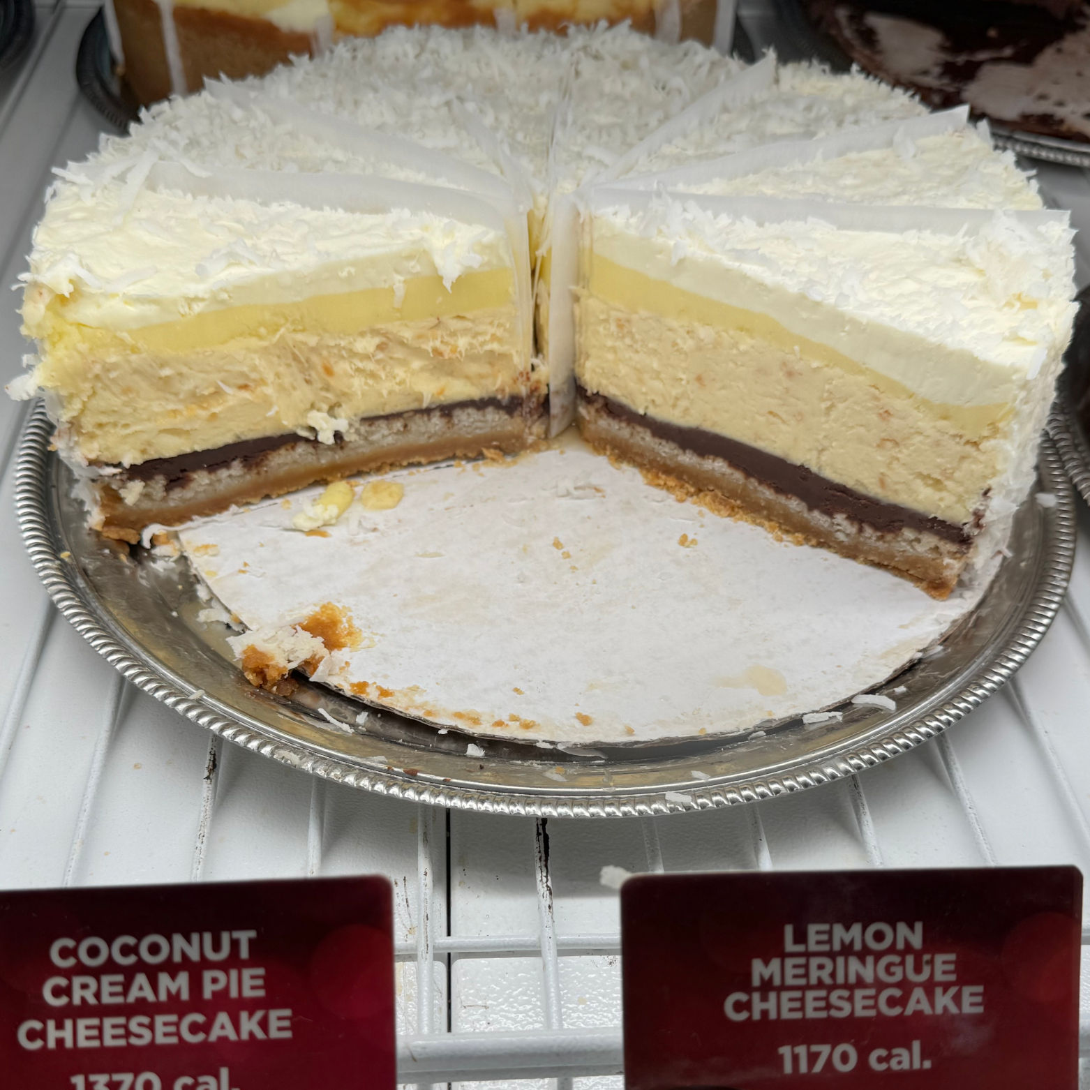 Cheesecake Factory Coconut Cream Pie Cheesecake