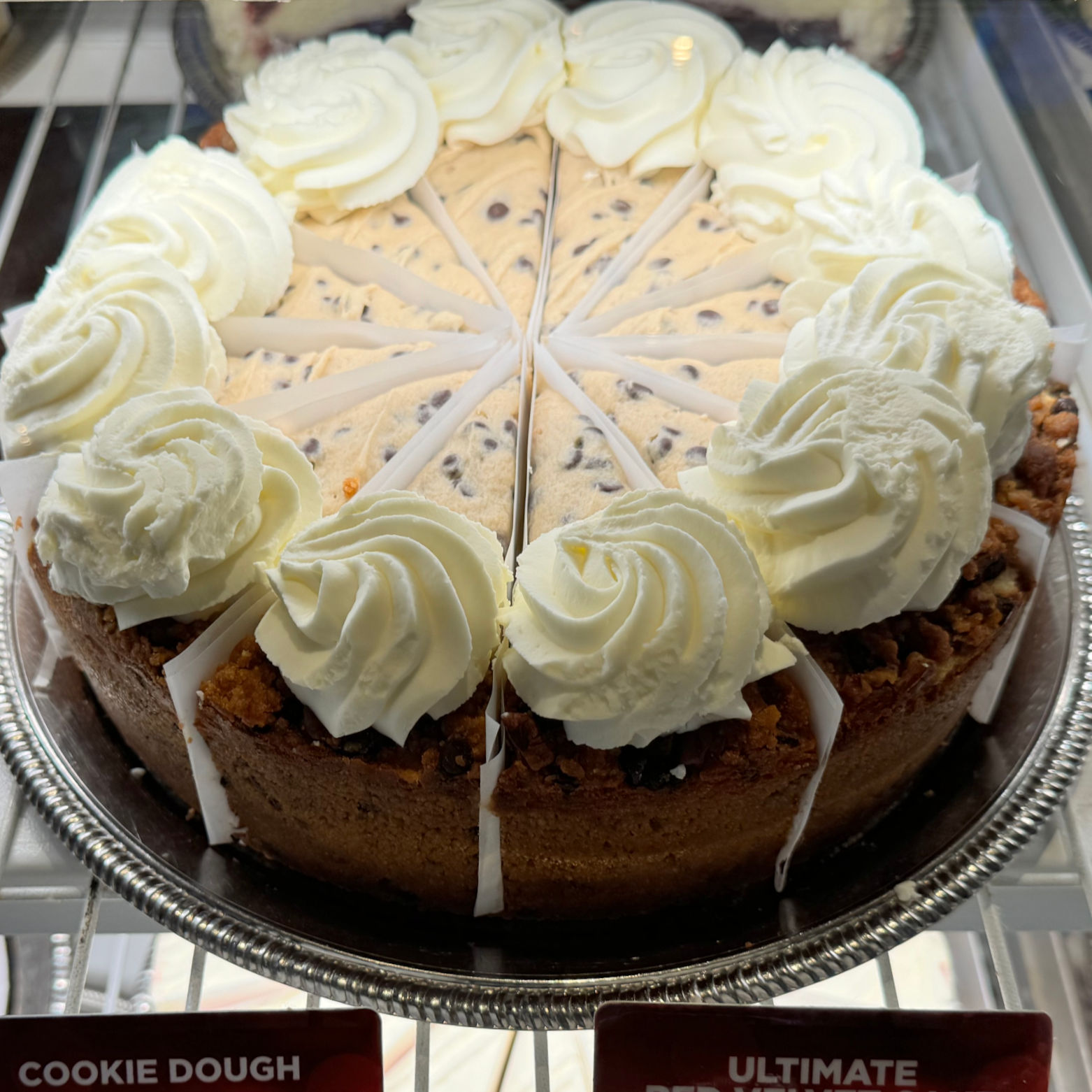 Cheesecake Factory Cookie Dough Lover's Cheesecake with Pecans