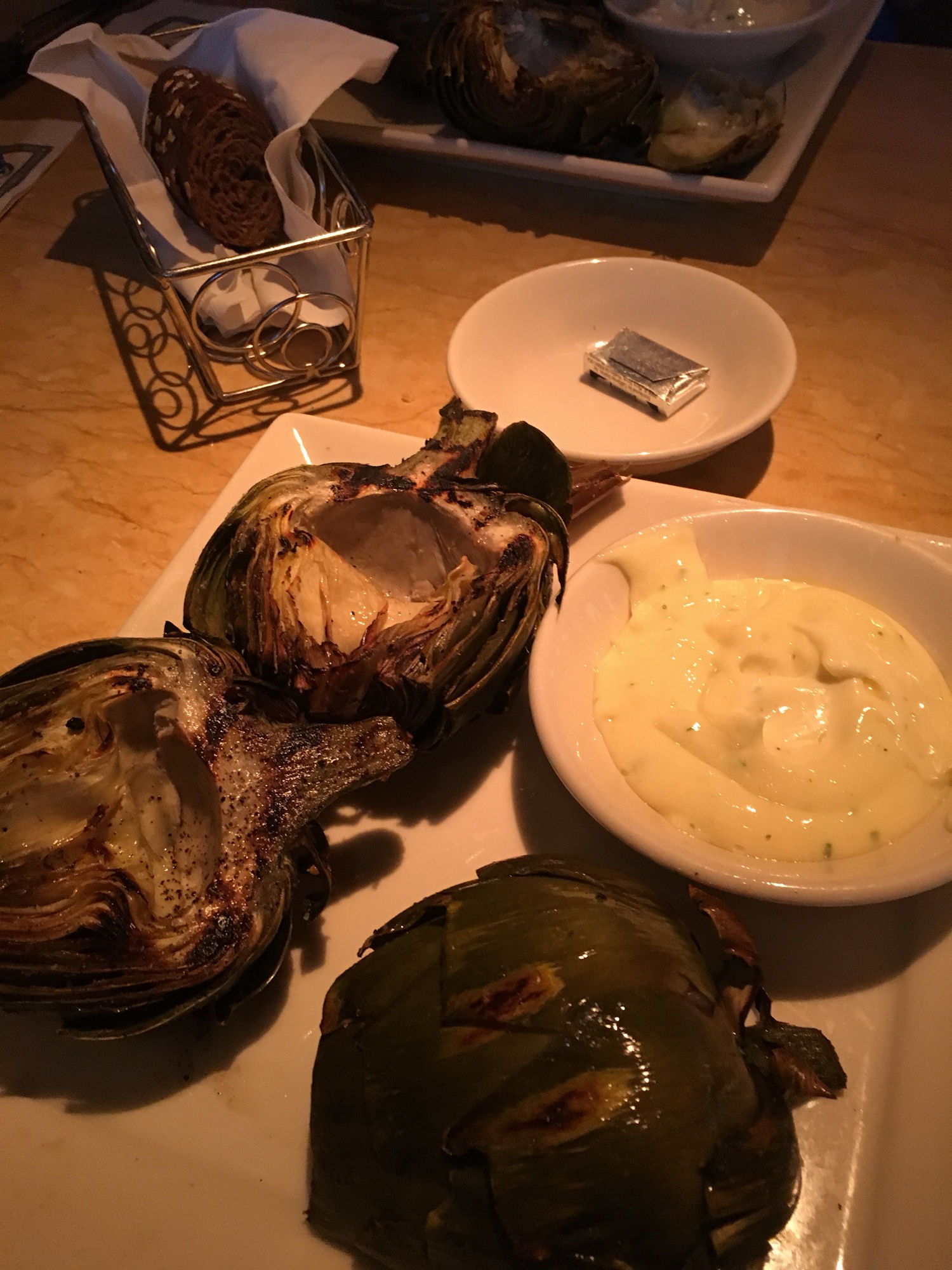 Cheesecake Factory Fire Roasted Artichokes