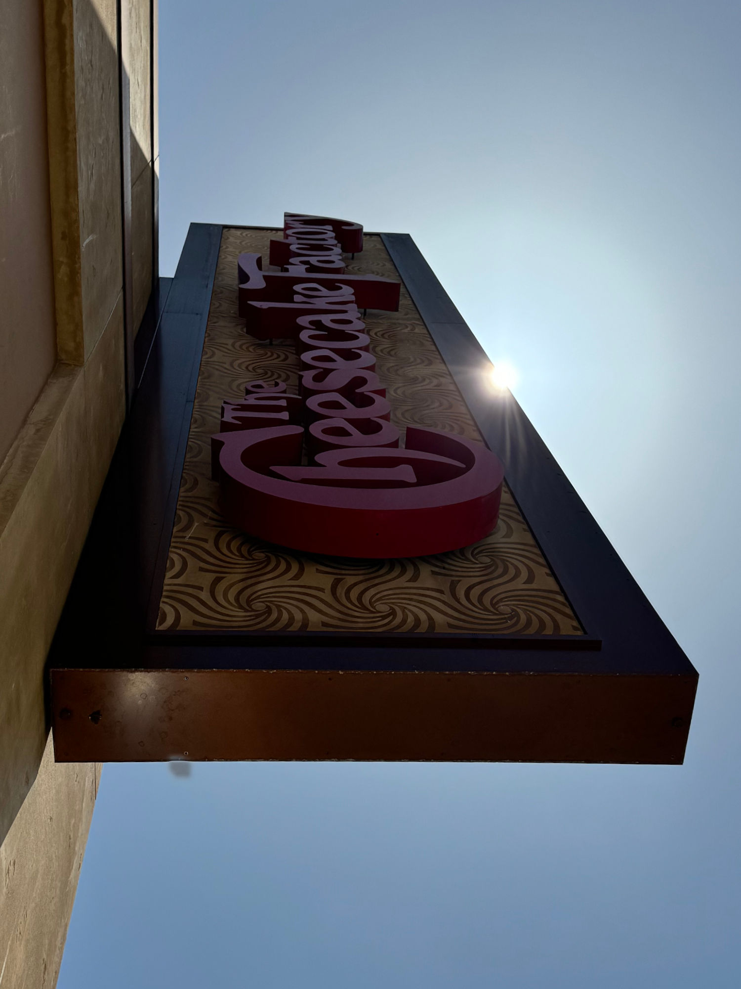 Cheesecake Factory Oxnard Sign