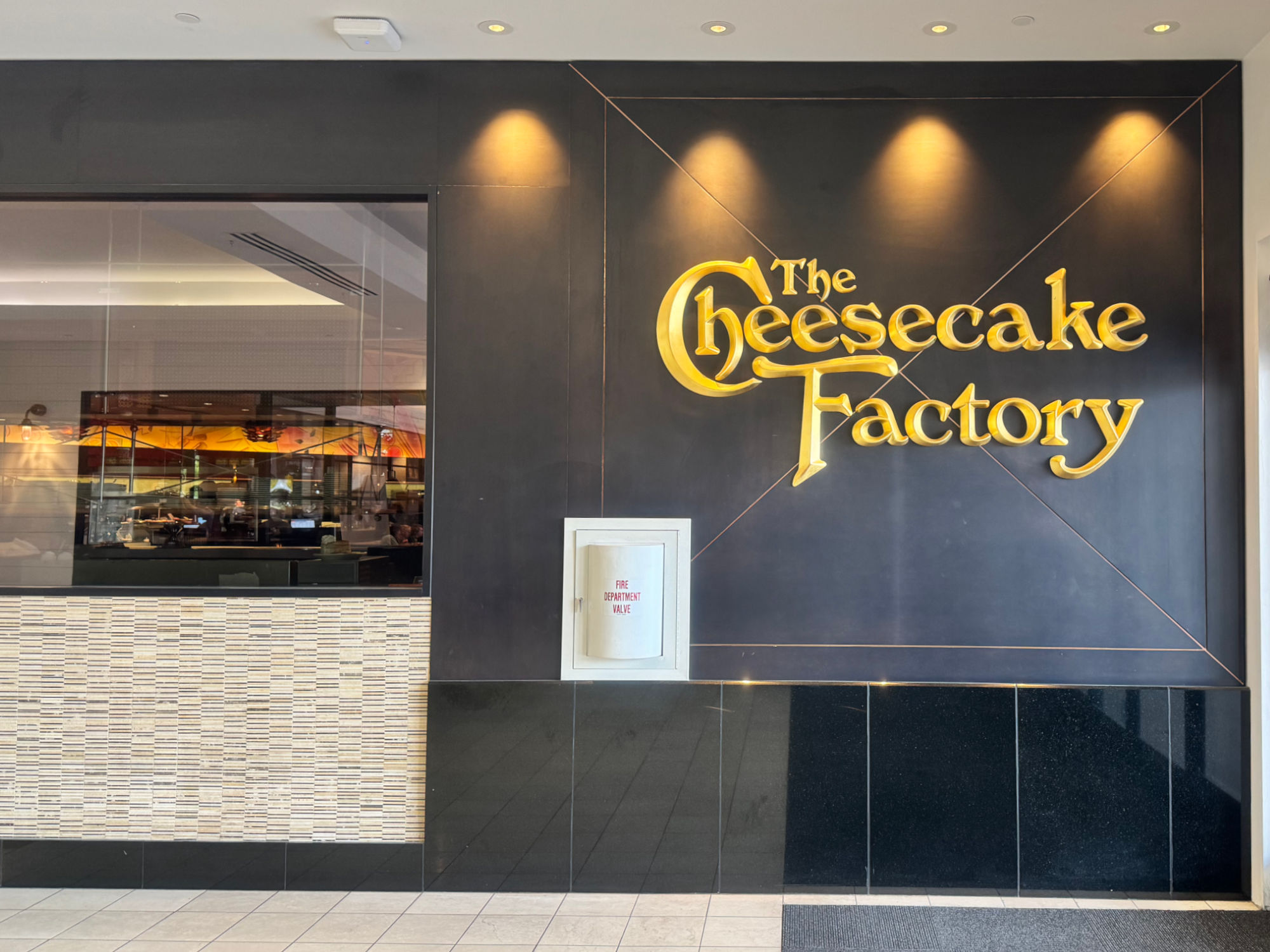 Cheesecake Factory Sign