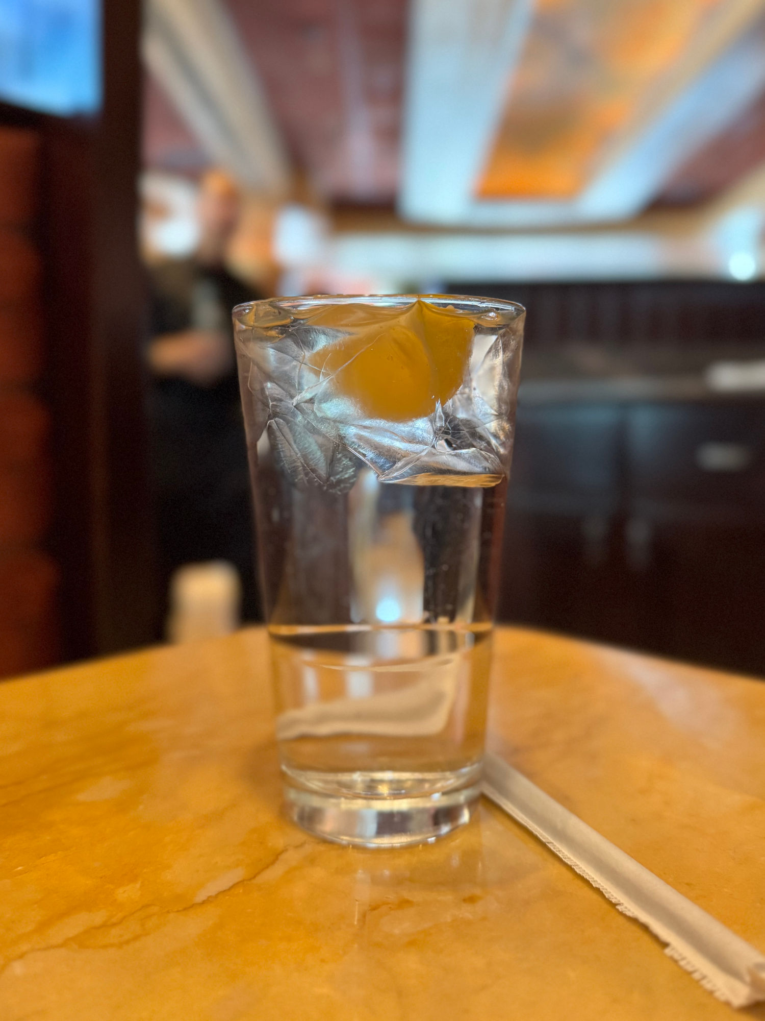 Cheesecake Factory Water with Lemon