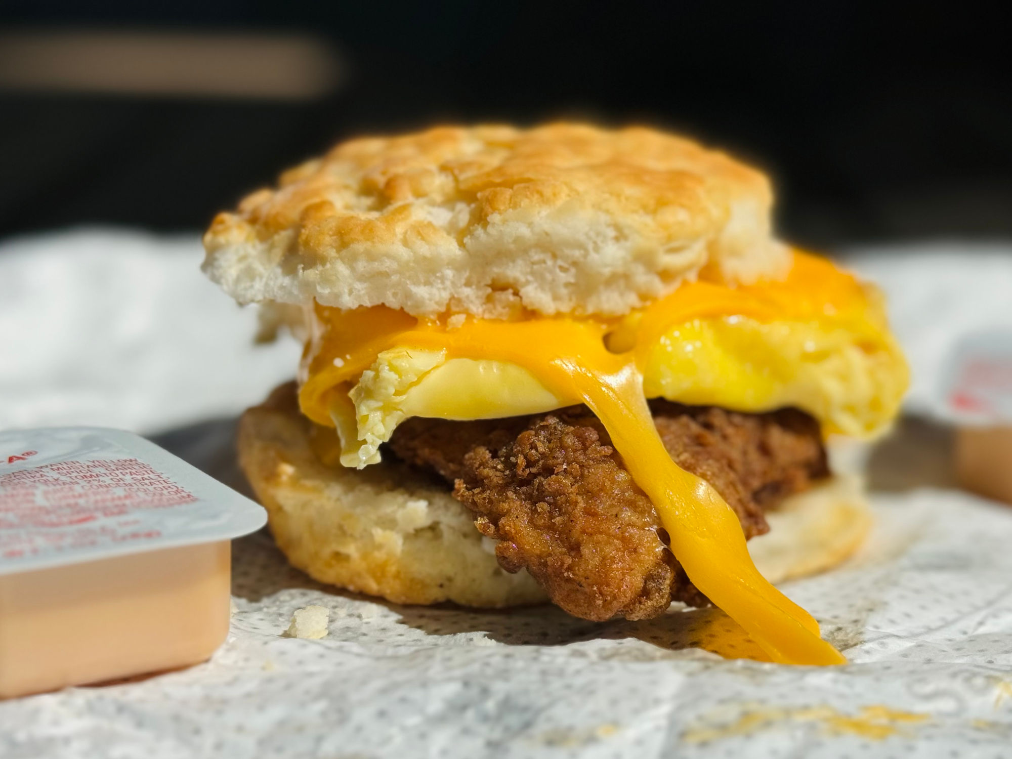 Chick-fil-A Chicken Egg & Cheese Biscuit