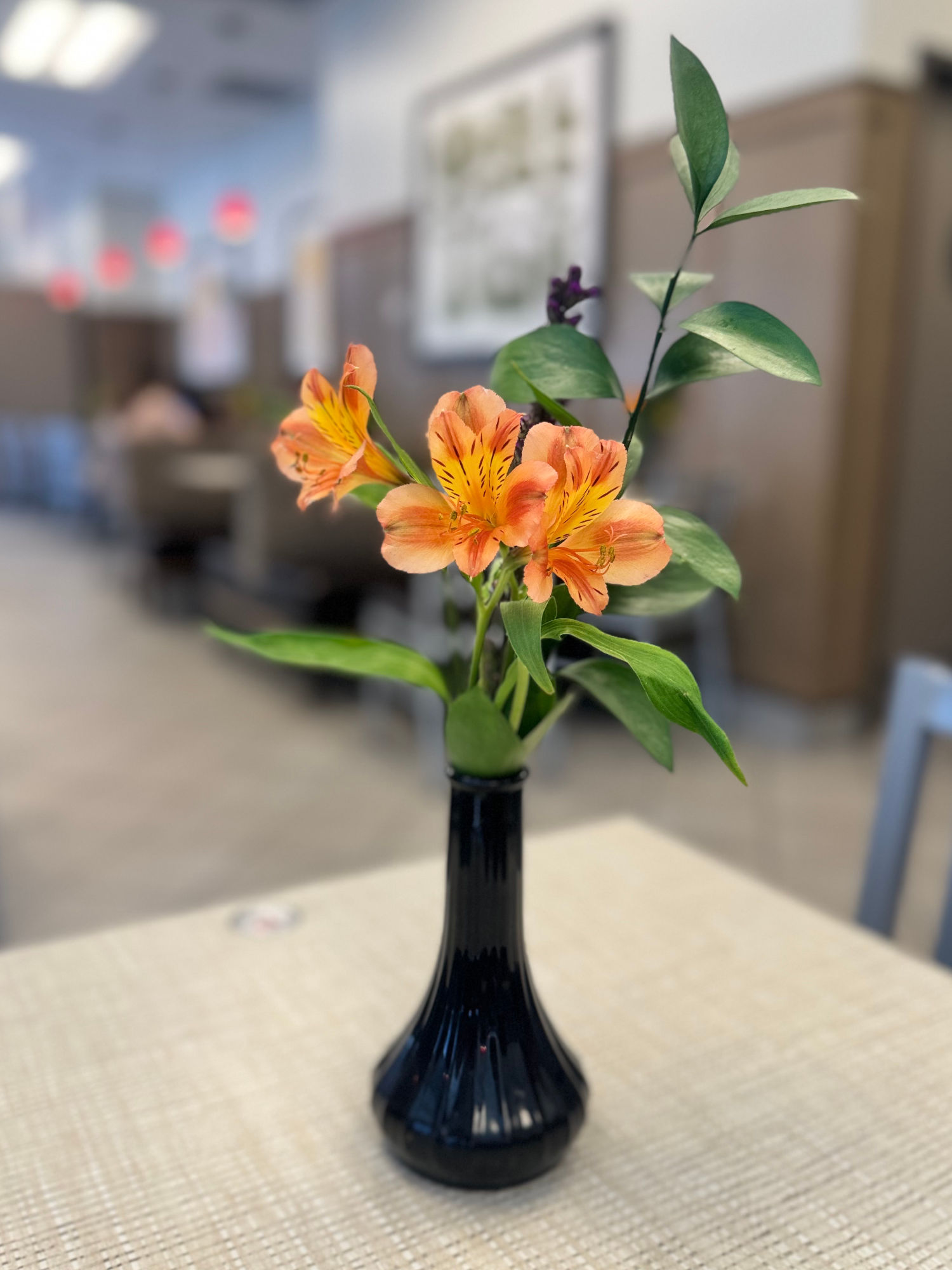 Chick-fil-a Flowers Centerpiece