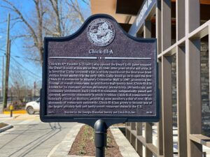 Chick-fil-A Historical Marker georgiahistorycom