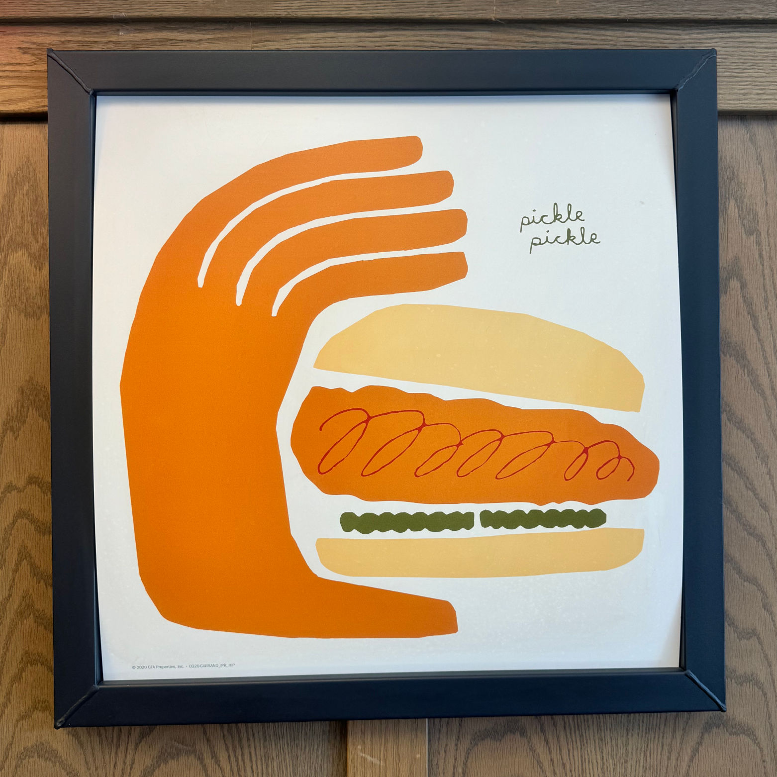 Chick-fil-a Pickle Pickle Artwork