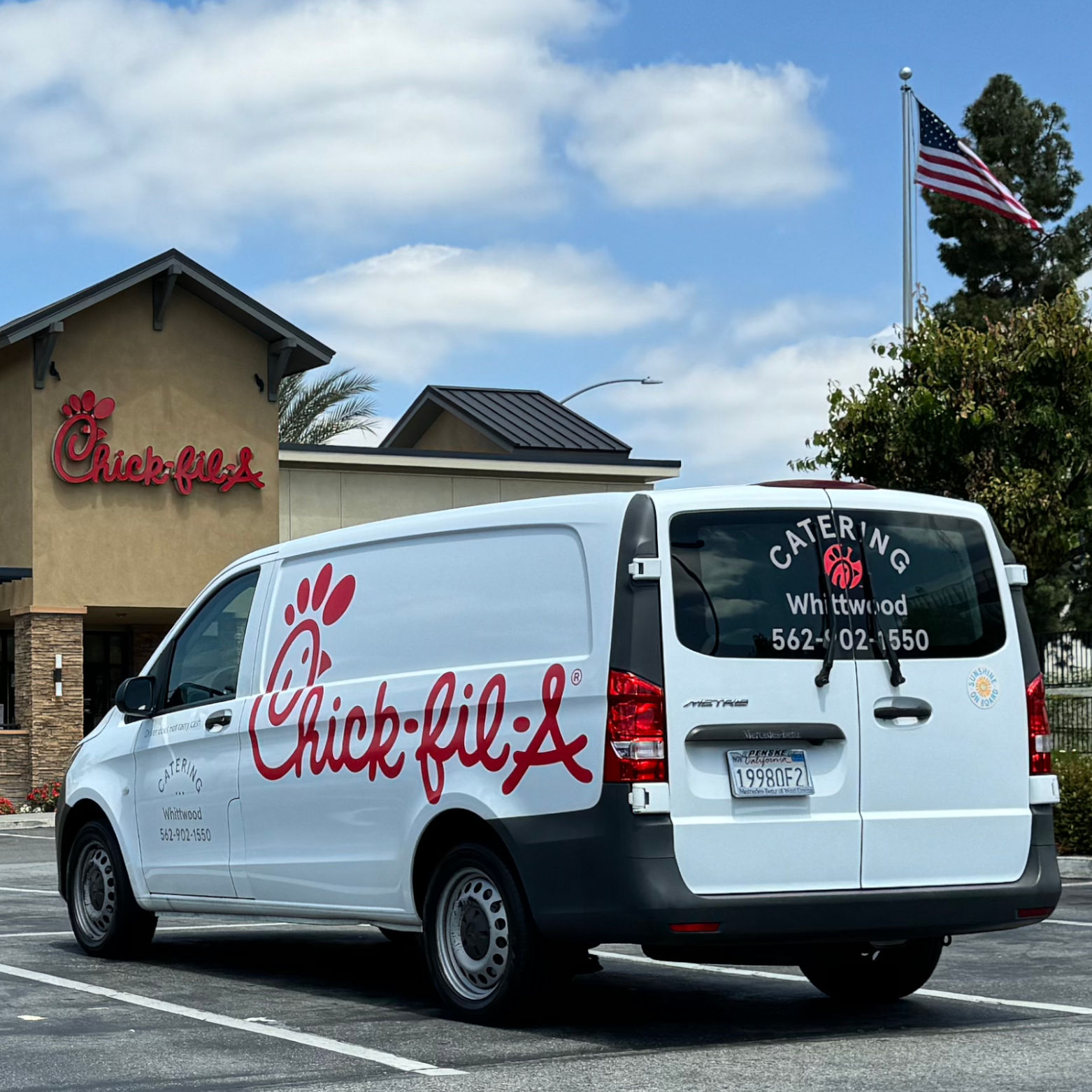 Chick-fil-A Whittier Van