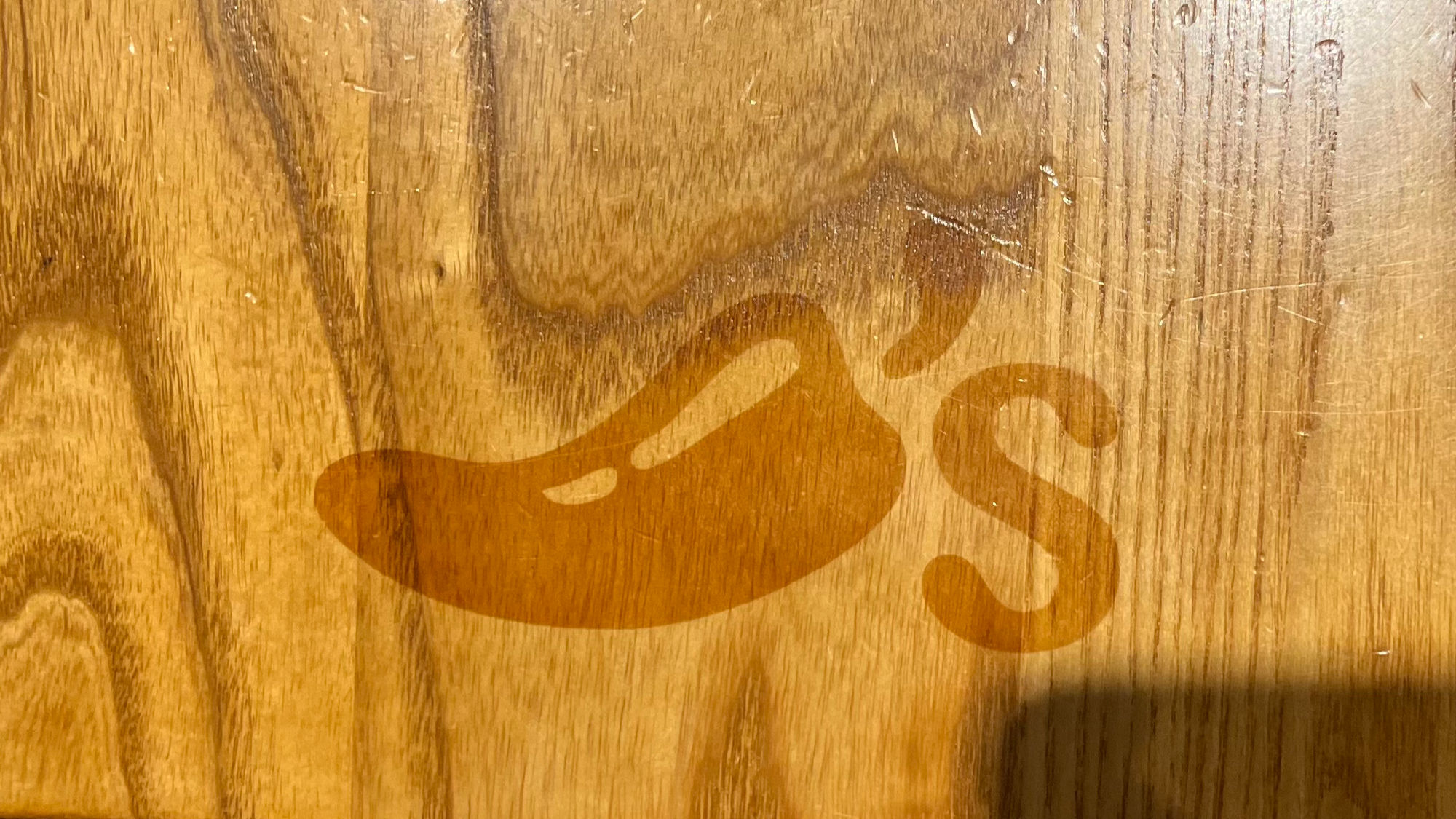 Chili's Logo on Table