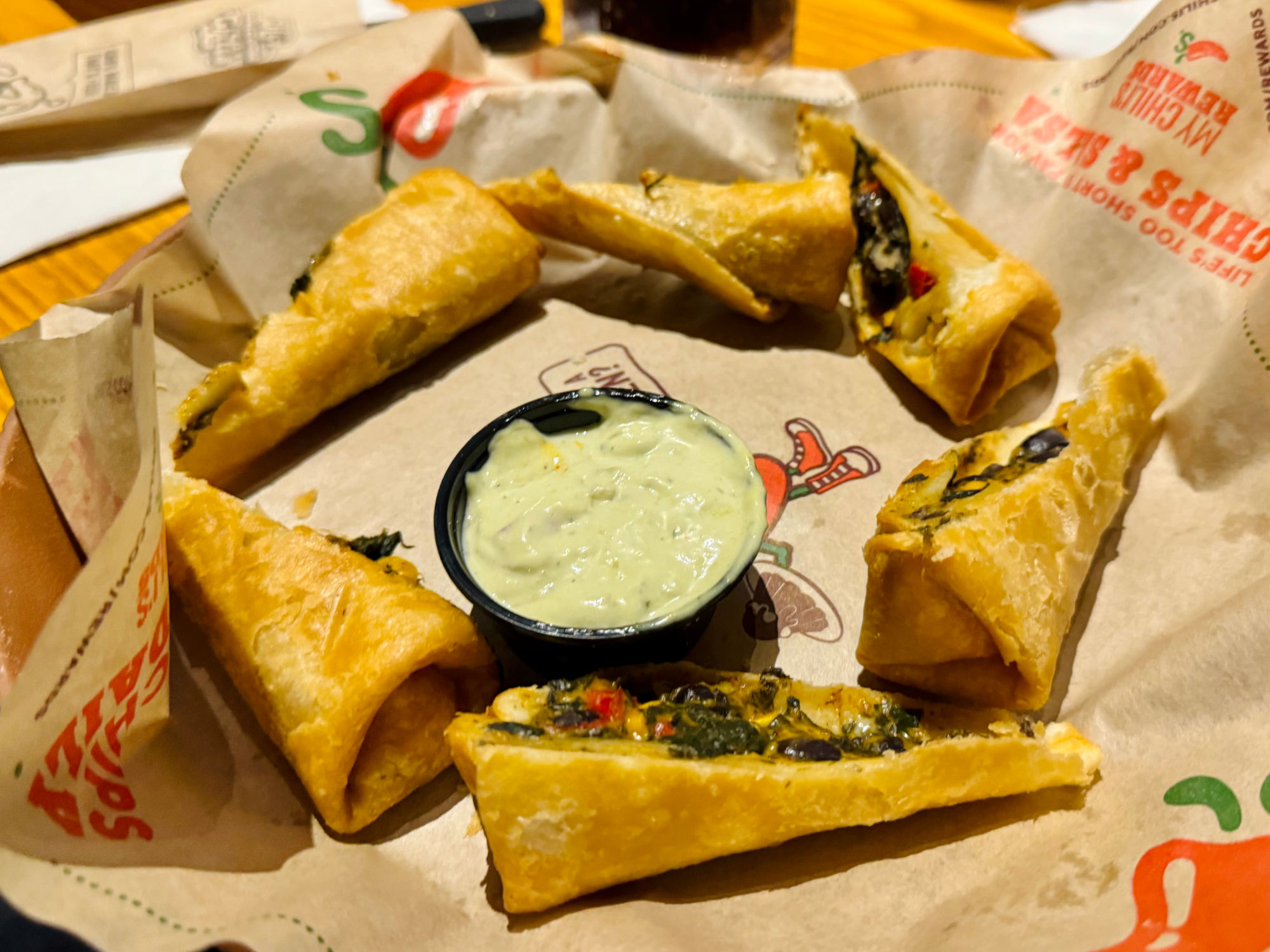 Chili's Southwestern Eggrolls