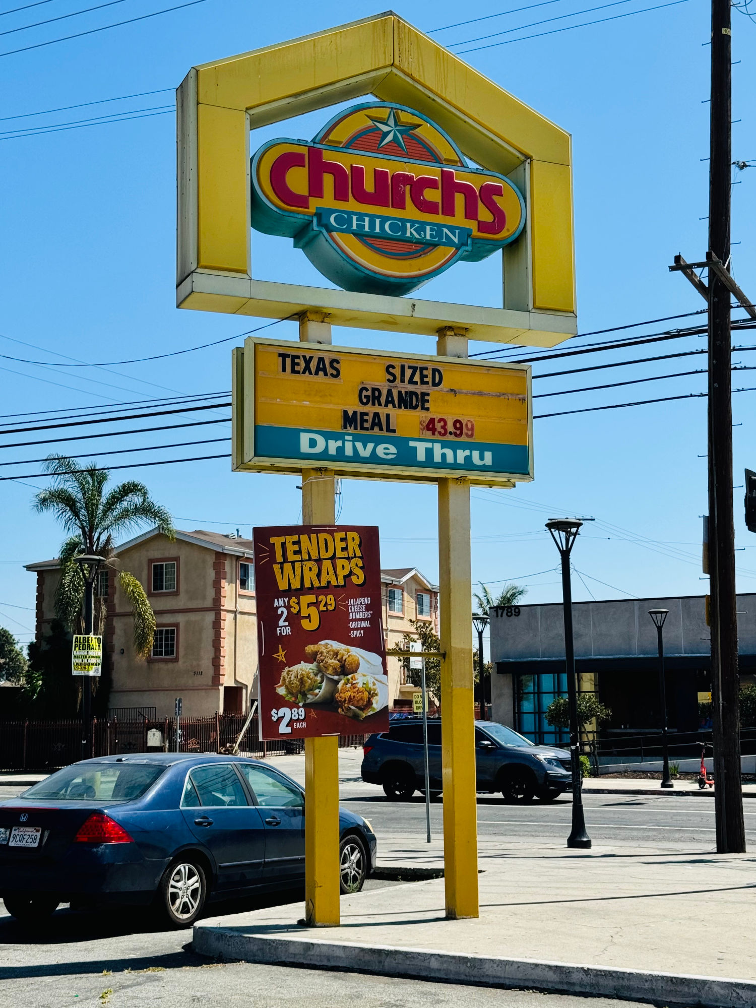 Church's Chicken Texas Sized Grande Meal