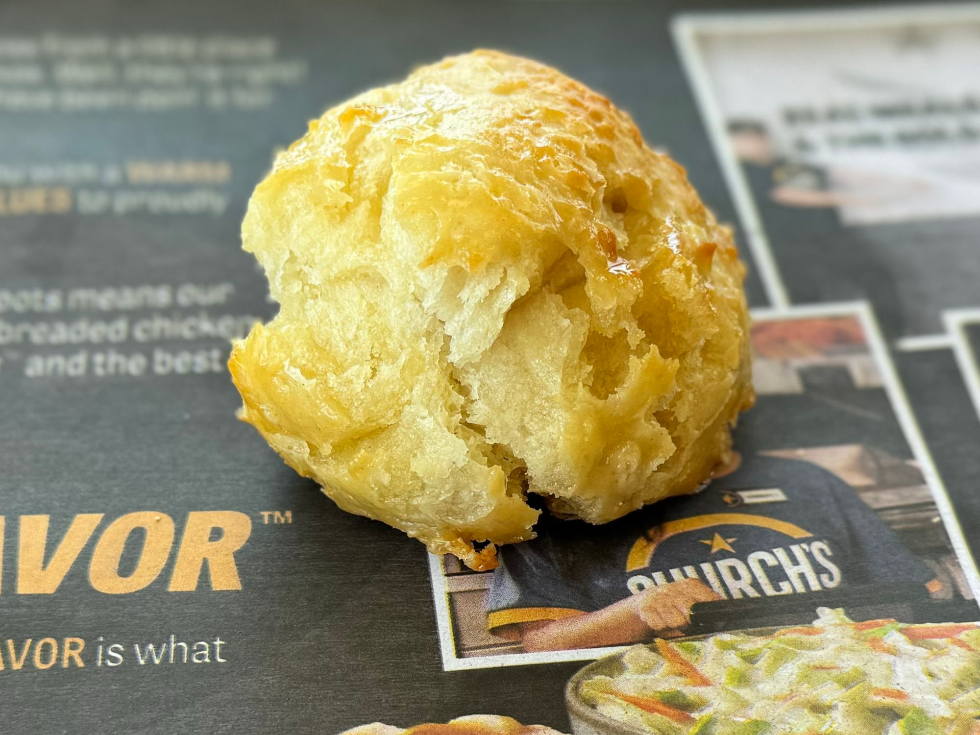 Church's Texas Chicken Honey-Butter Biscuit