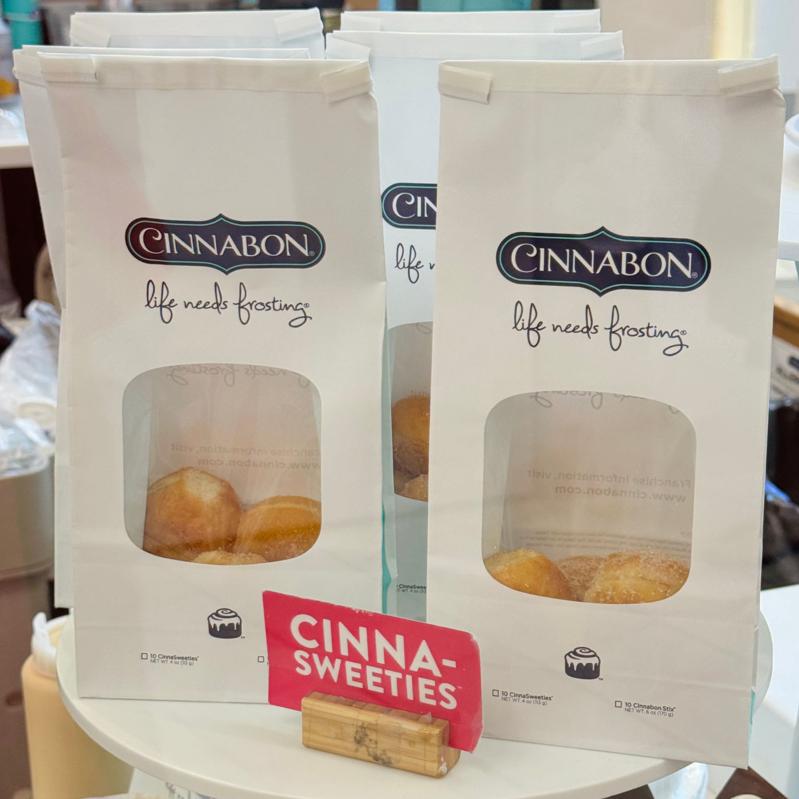 Cinnabon CinnaSweeties Display