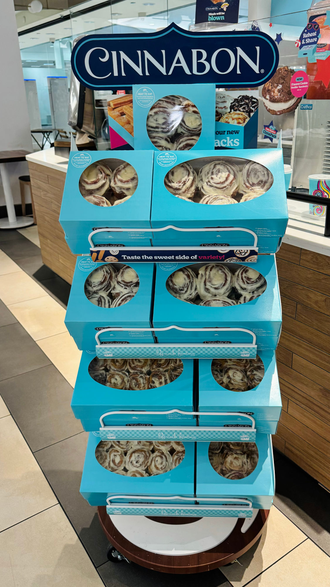 Cinnabon Taste the Sweet Side of Variety