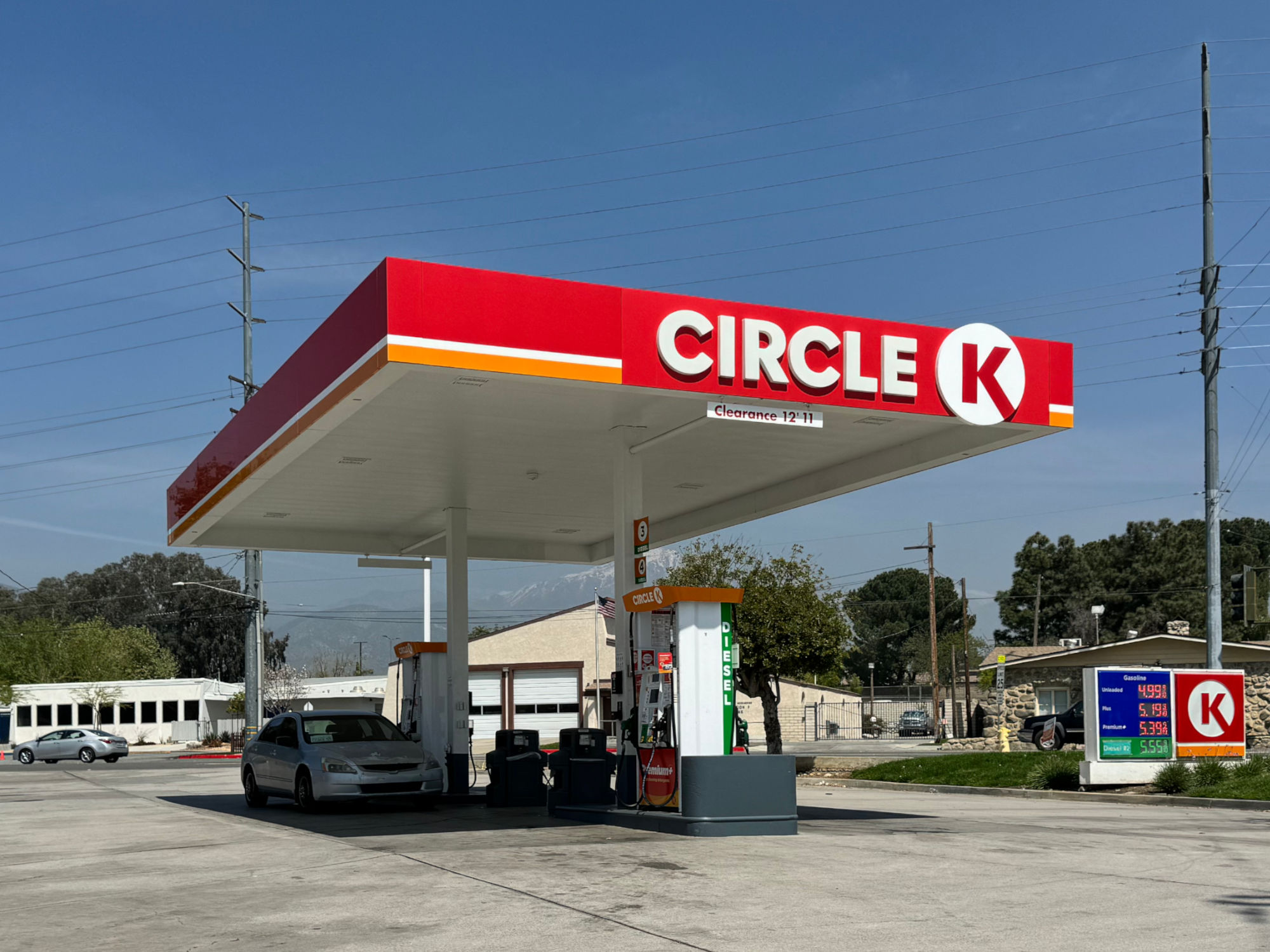 Circle K Gas Pumps