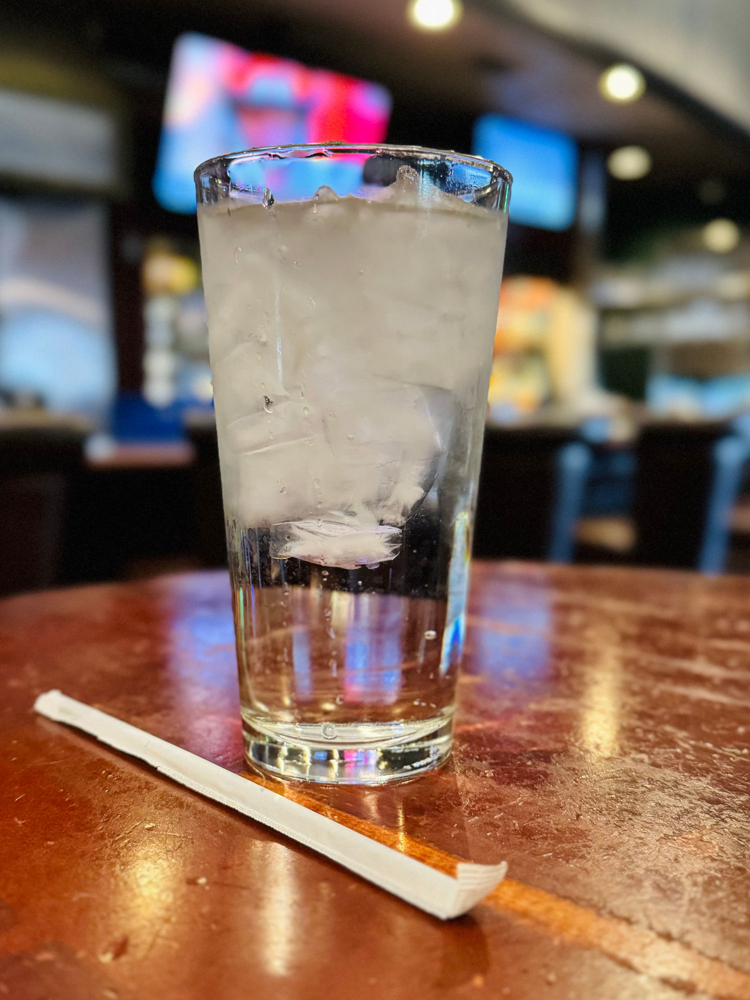 Claim Jumper Ice Water Glass