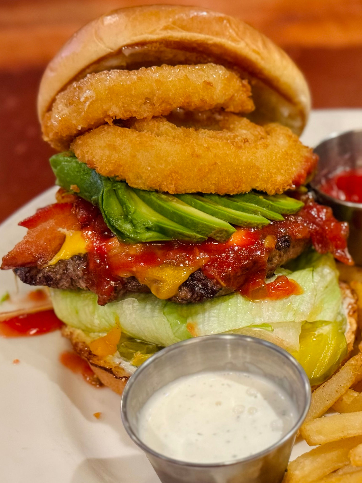 Claim Jumper Widow Maker Burger