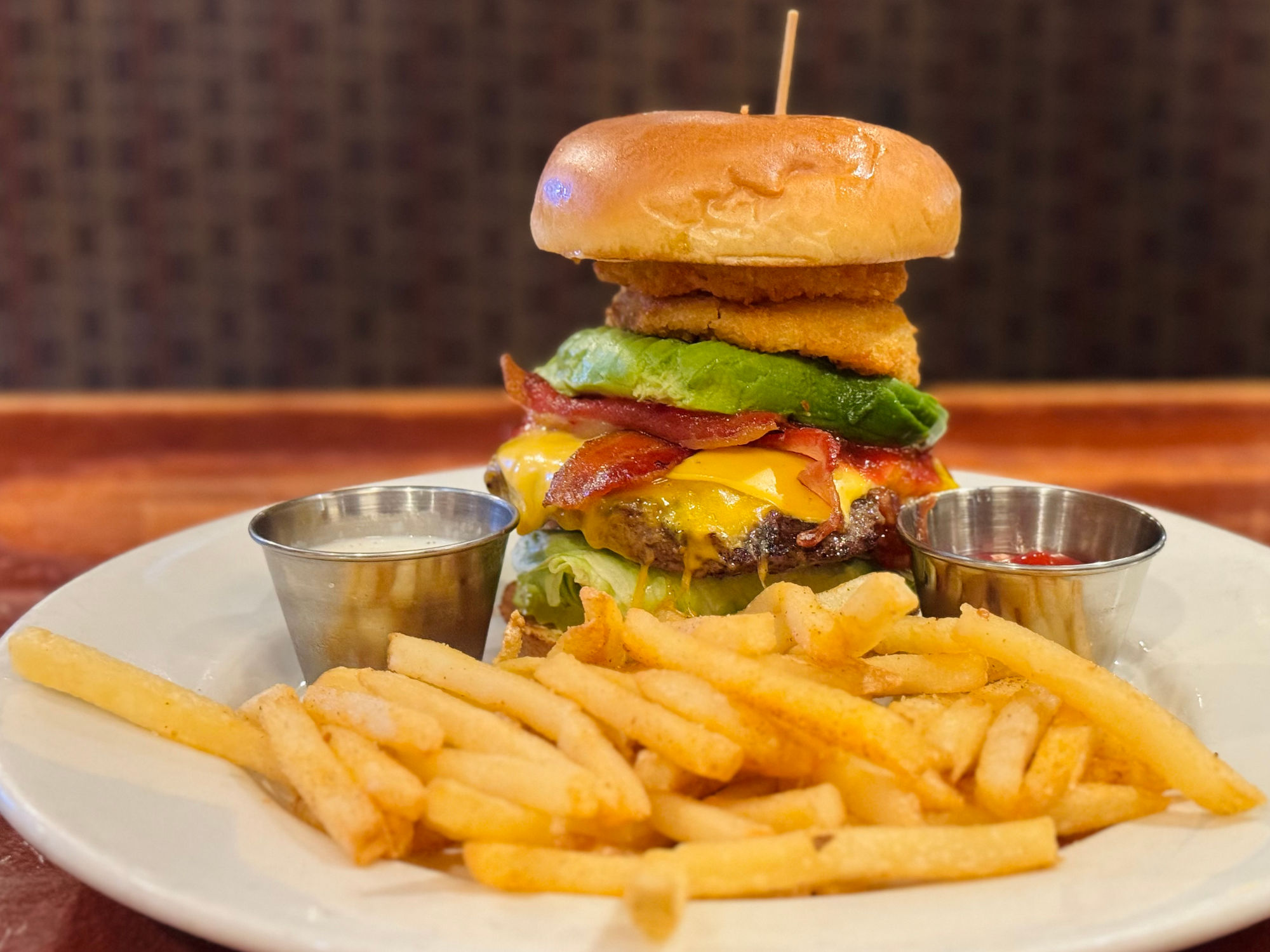 Claim Jumper Widow Maker Burger