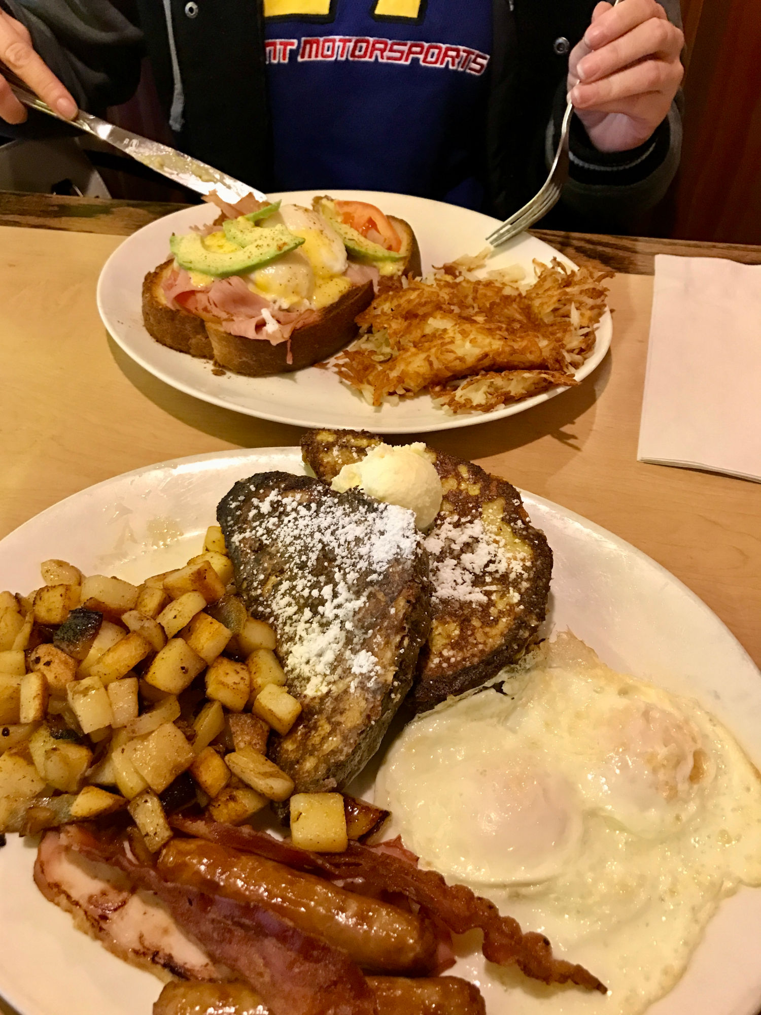 Coco's Bakery Restaurant Lumberjack Breakfast Country Potatoes