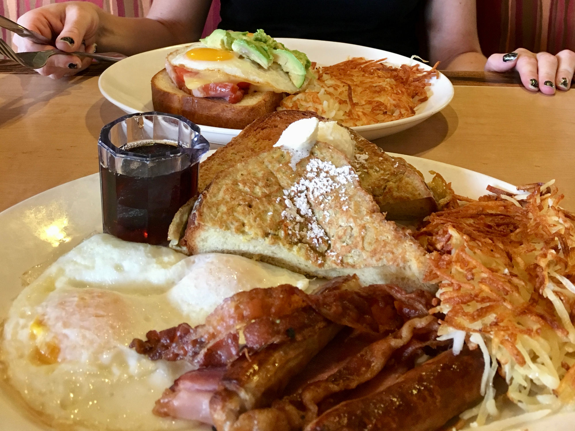 Coco's Bakery Restaurant Lumberjack Breakfast Hash Browns