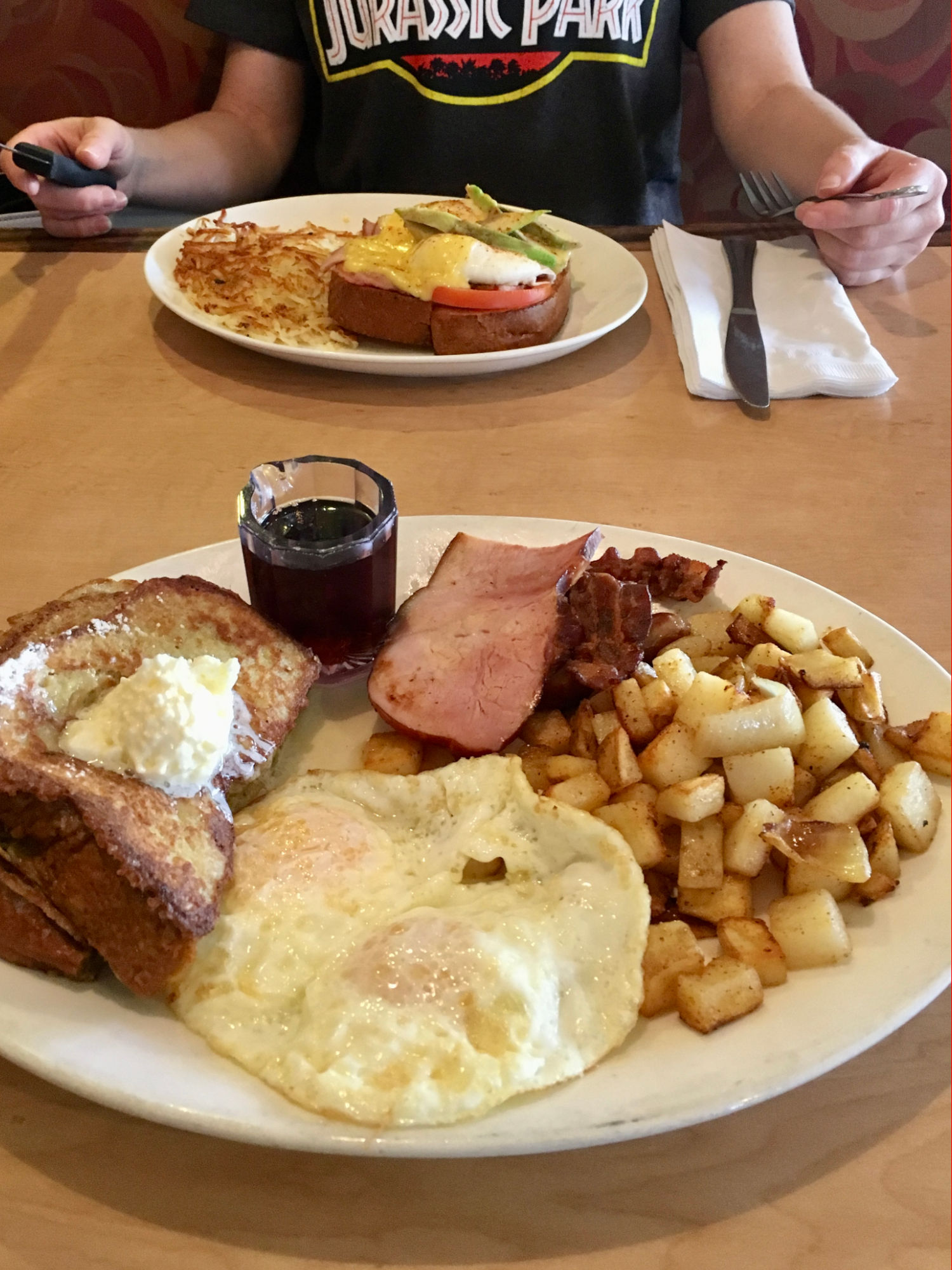 Coco's Bakery Restaurant Lumberjack Breakfast Country Potatoes