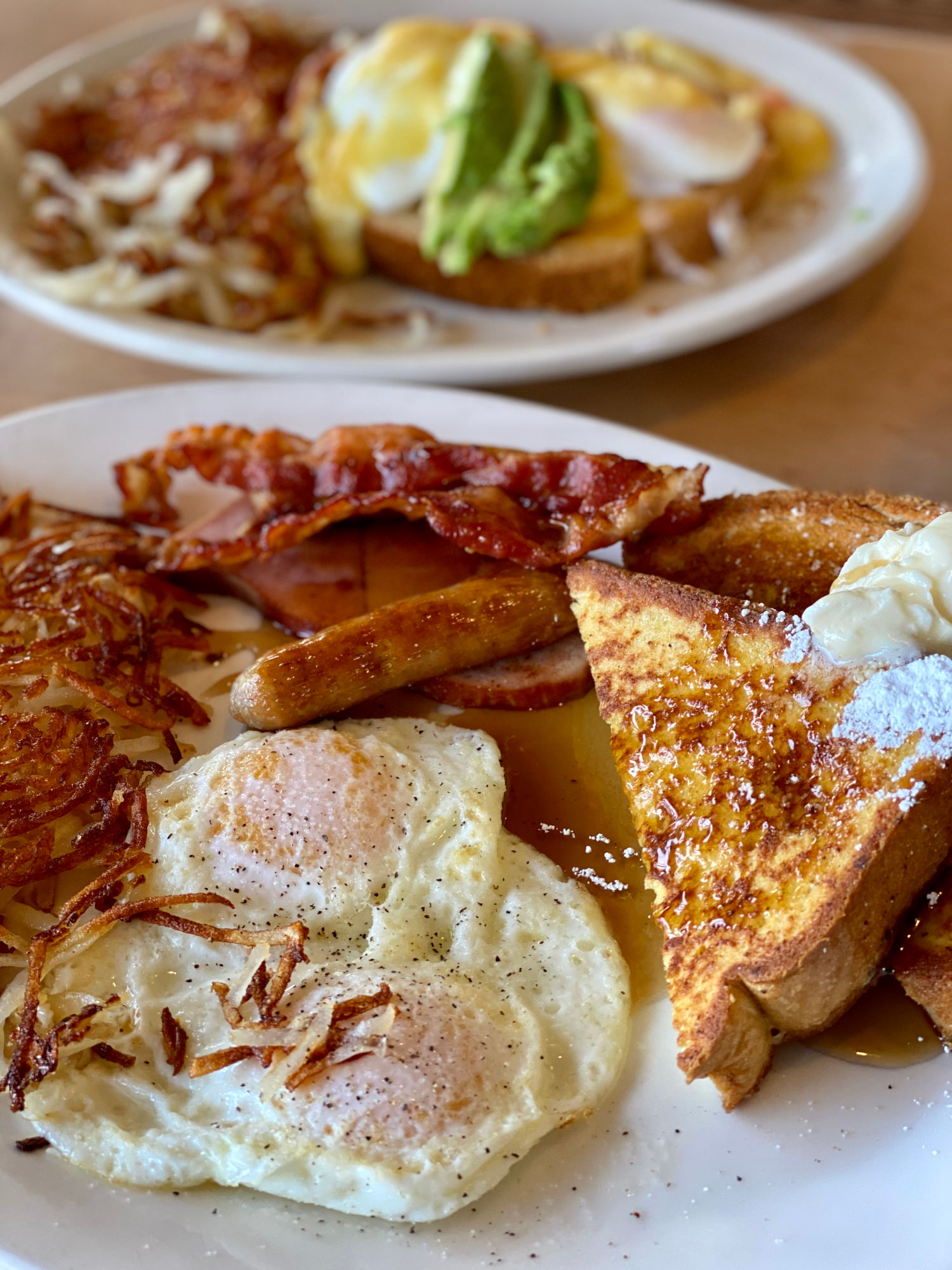 Coco's Bakery Restaurant Lumberjack Breakfast Hash Browns