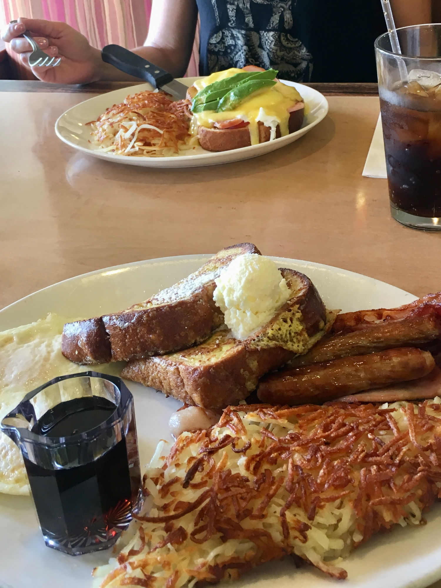 Coco's Bakery Restaurant Lumberjack Breakfast Hash Browns