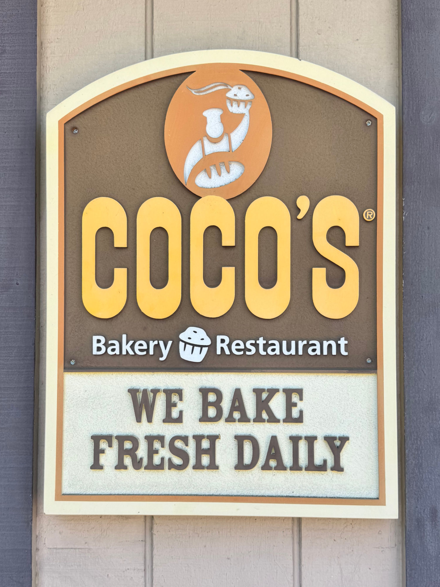 Coco's We Bake Fresh Daily