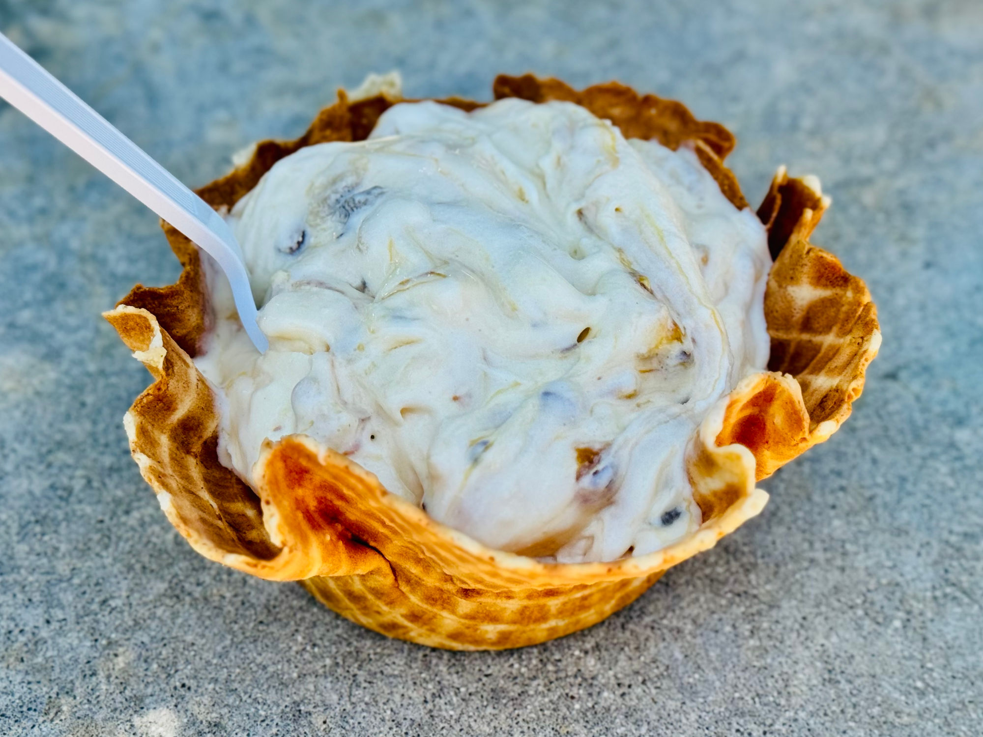 Cold Stone Banana Caramel Crunch