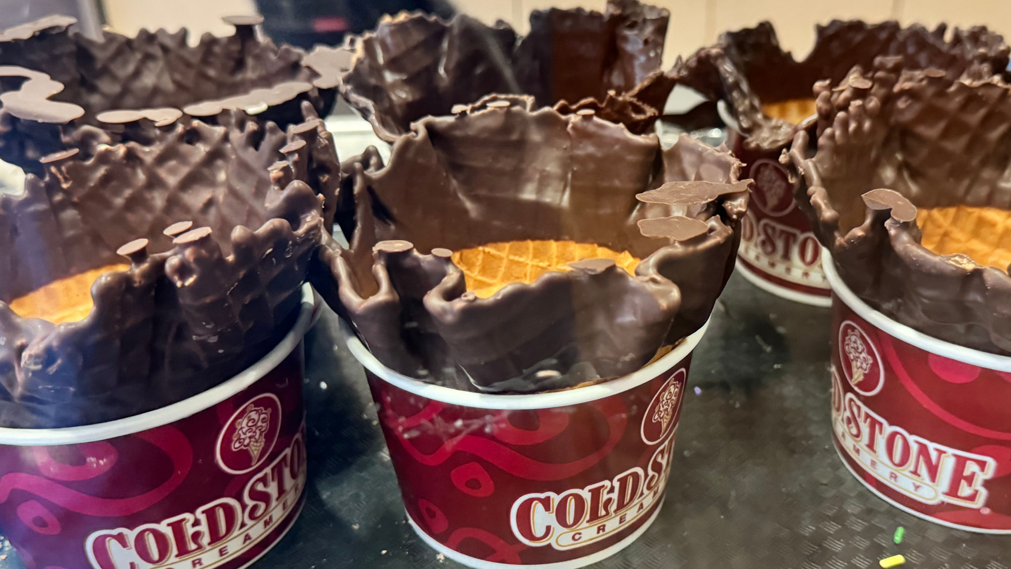 Cold Stone Dipped Waffle Bowls