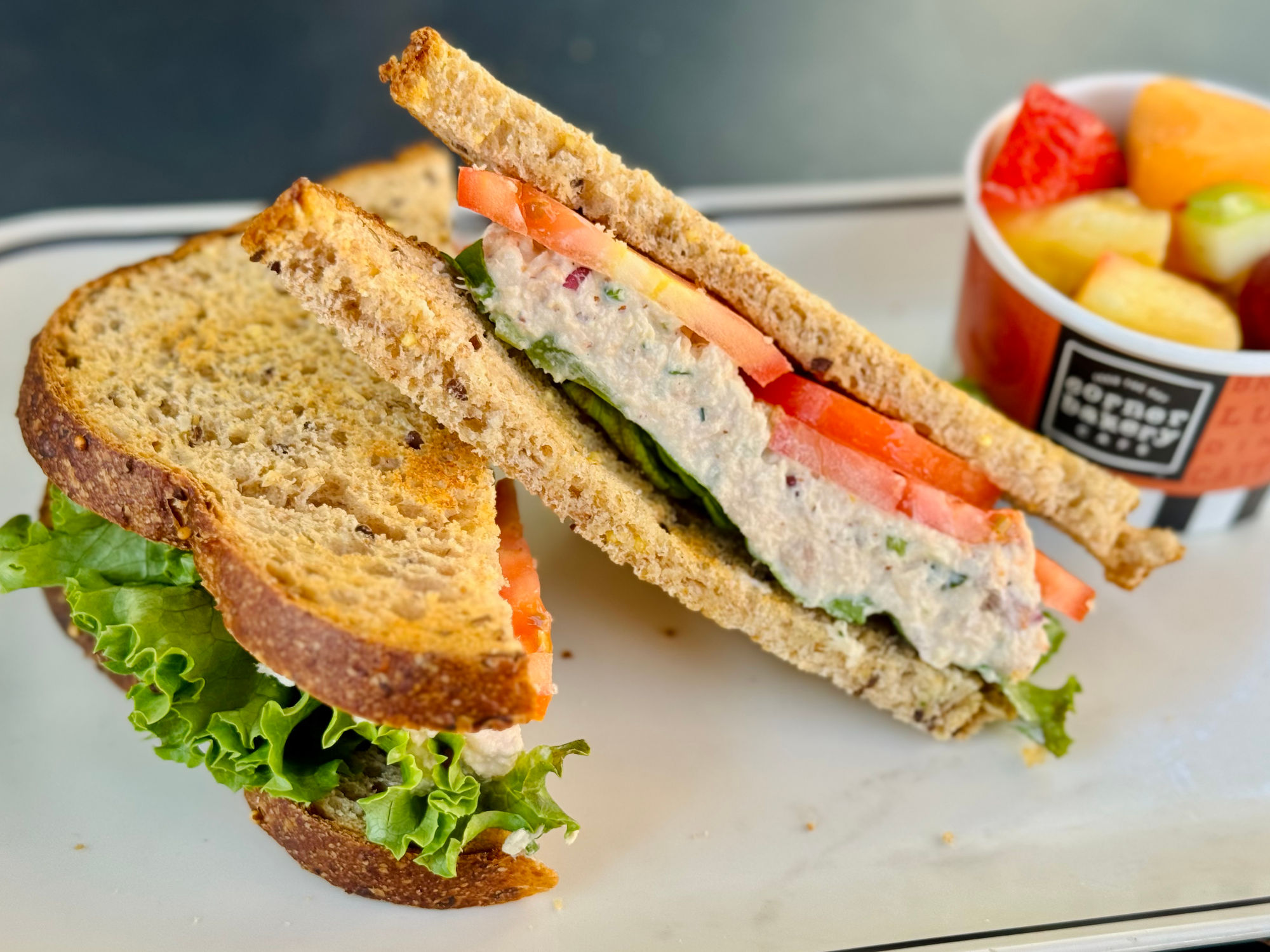 Corner Bakery Cafe Albacore Tuna Salad Sandwich