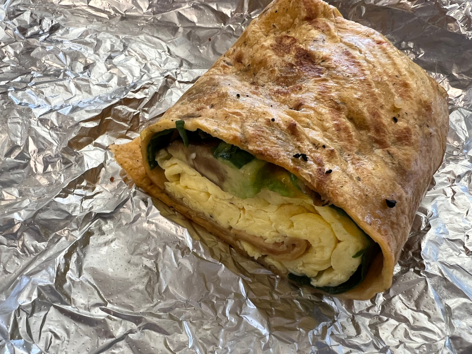 Corner Bakery Cafe Avocado Breakfast Wrap