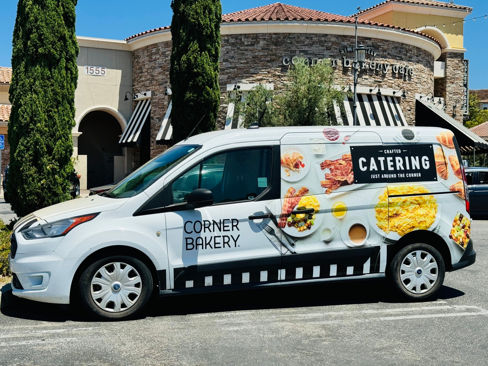 Corner Bakery Cafe Delivery Van