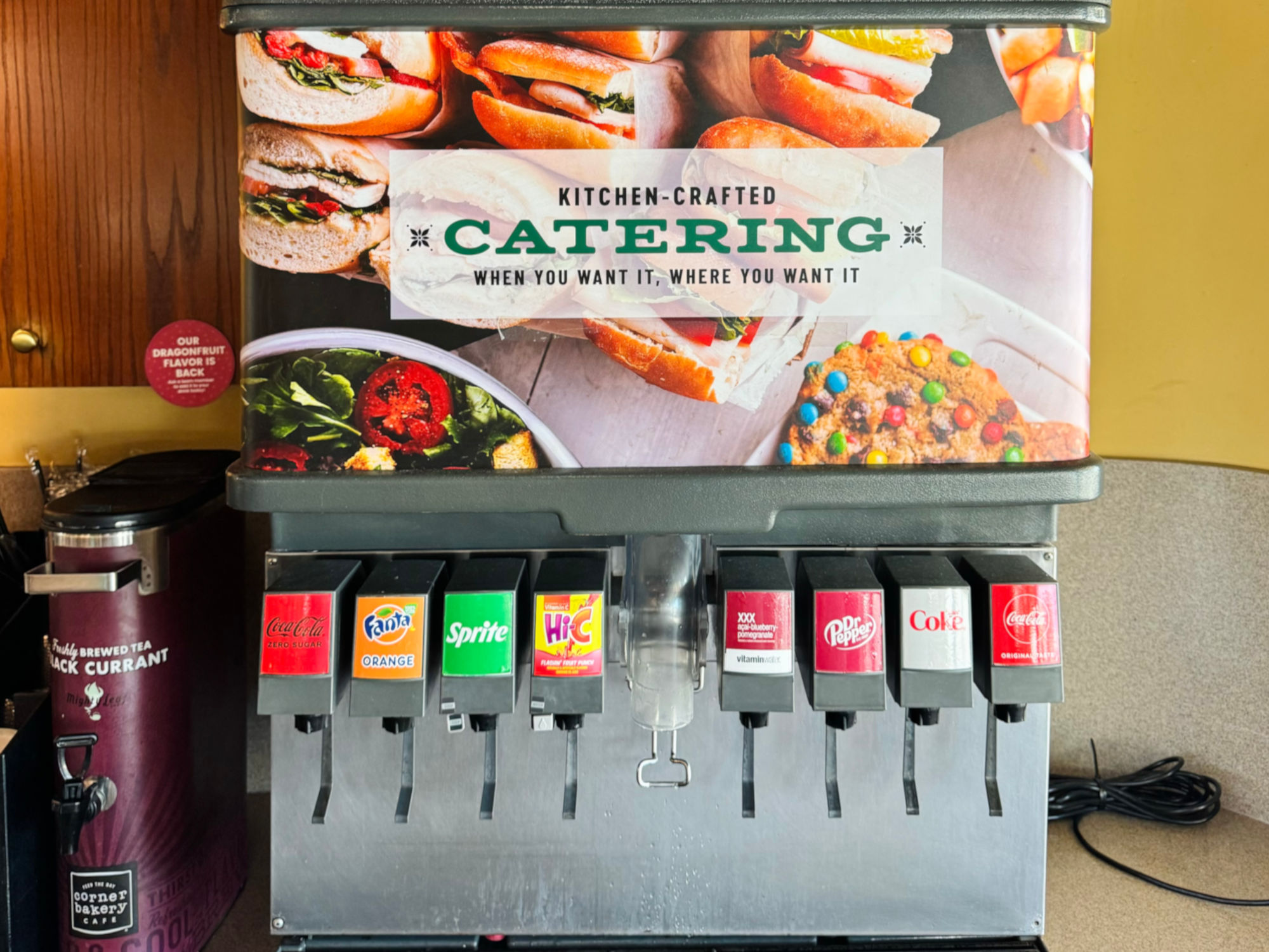 Corner Bakery Cafe Fountain Drinks