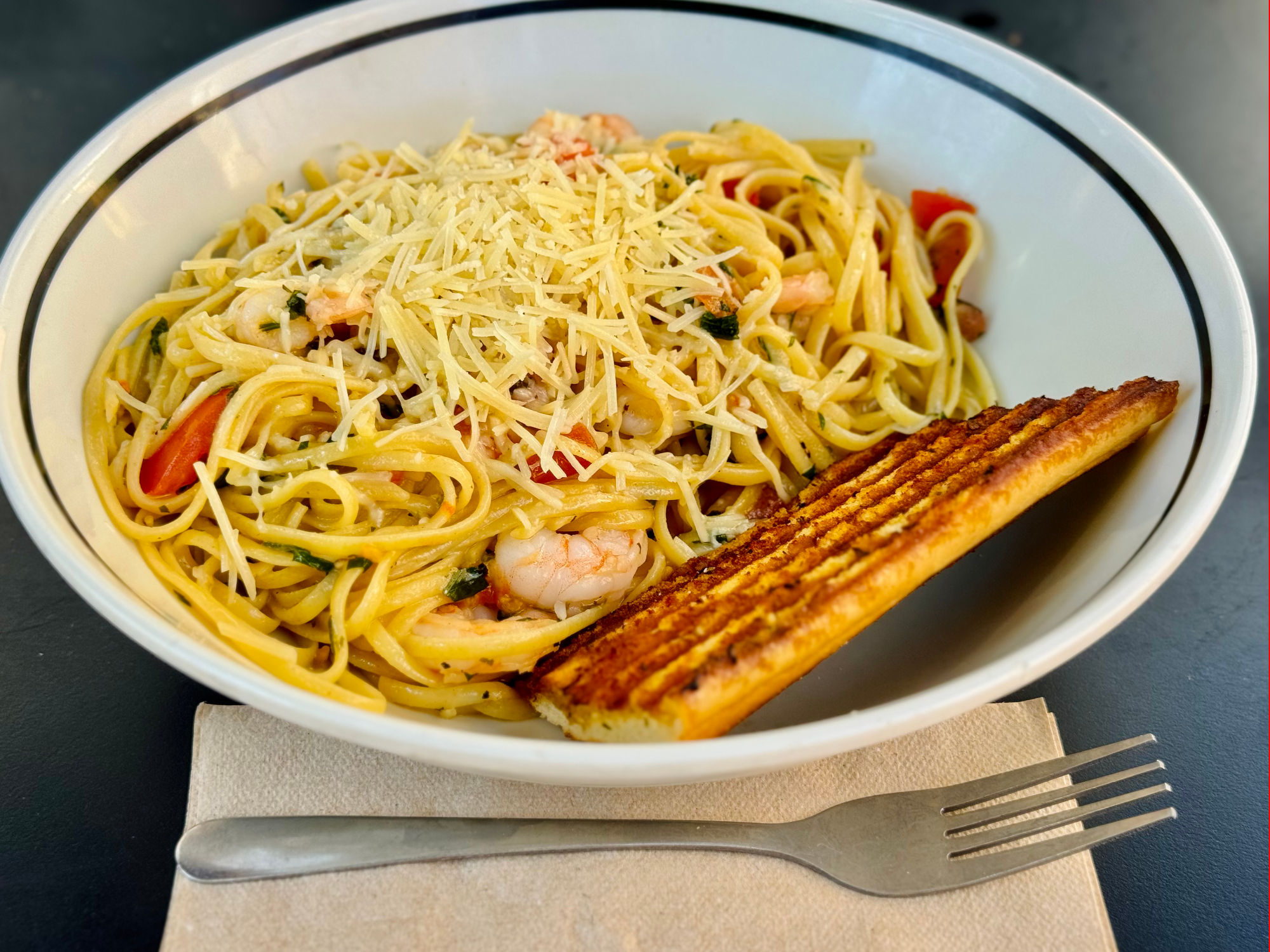 Corner Bakery Cafe Shrimp Scampi Linguine