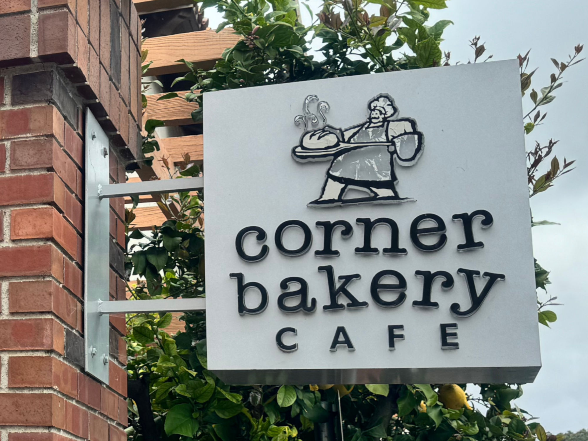 Corner Bakery Cafe Sign