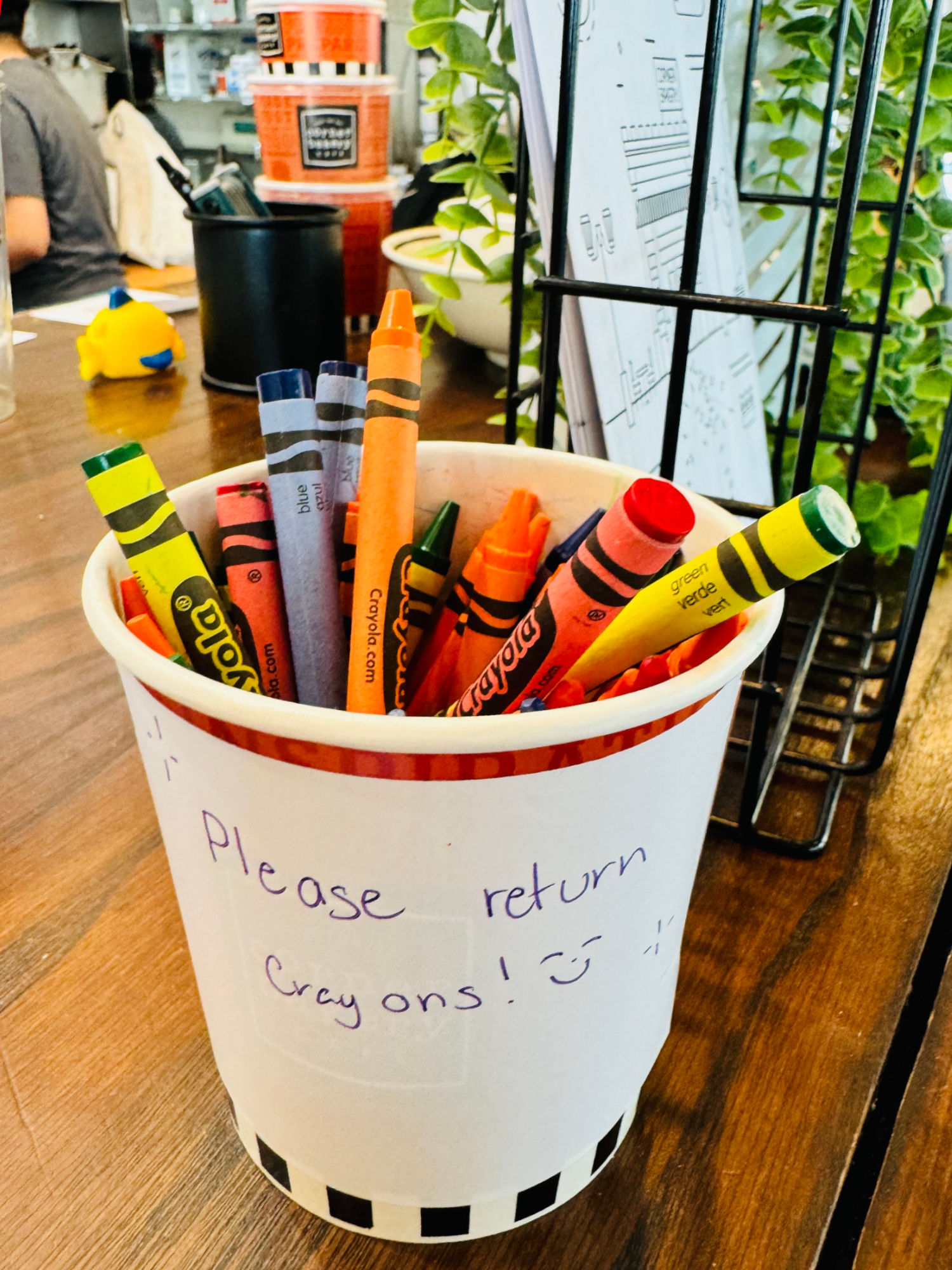 Corner Bakery Crayons