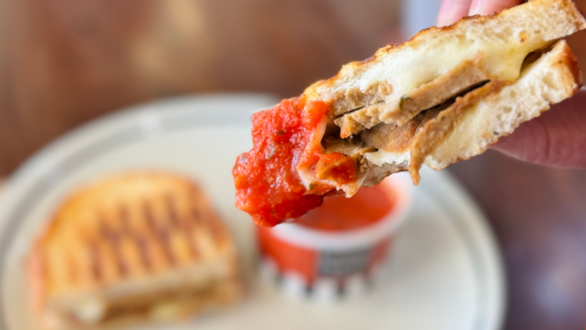 Corner Bakery Cafe Meatball Panini