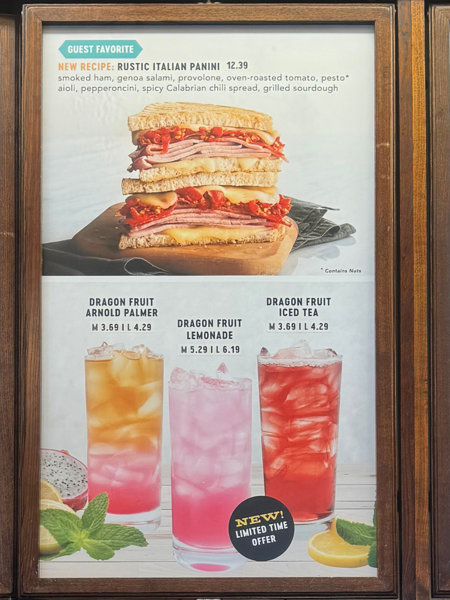 Corner Bakery Menu Guest Favorite