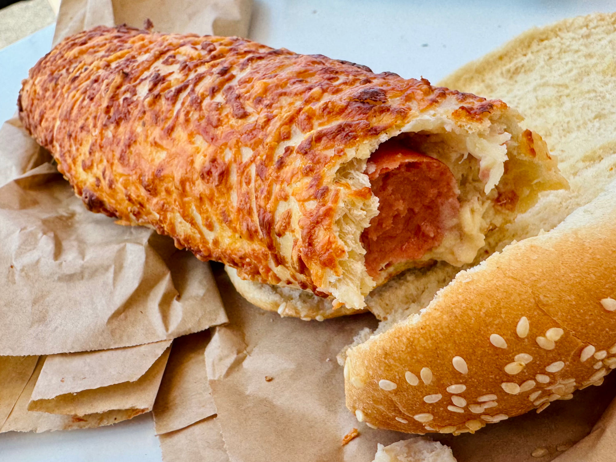 Costco Food Court Chicken Bake Dog