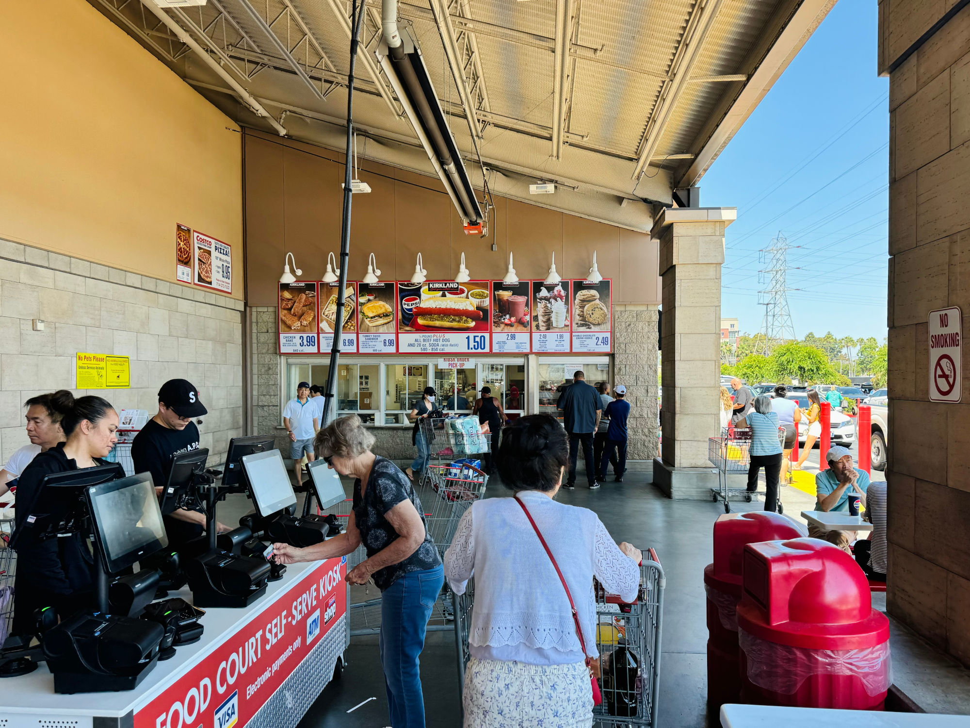 Costco Food Court Huntington Beach